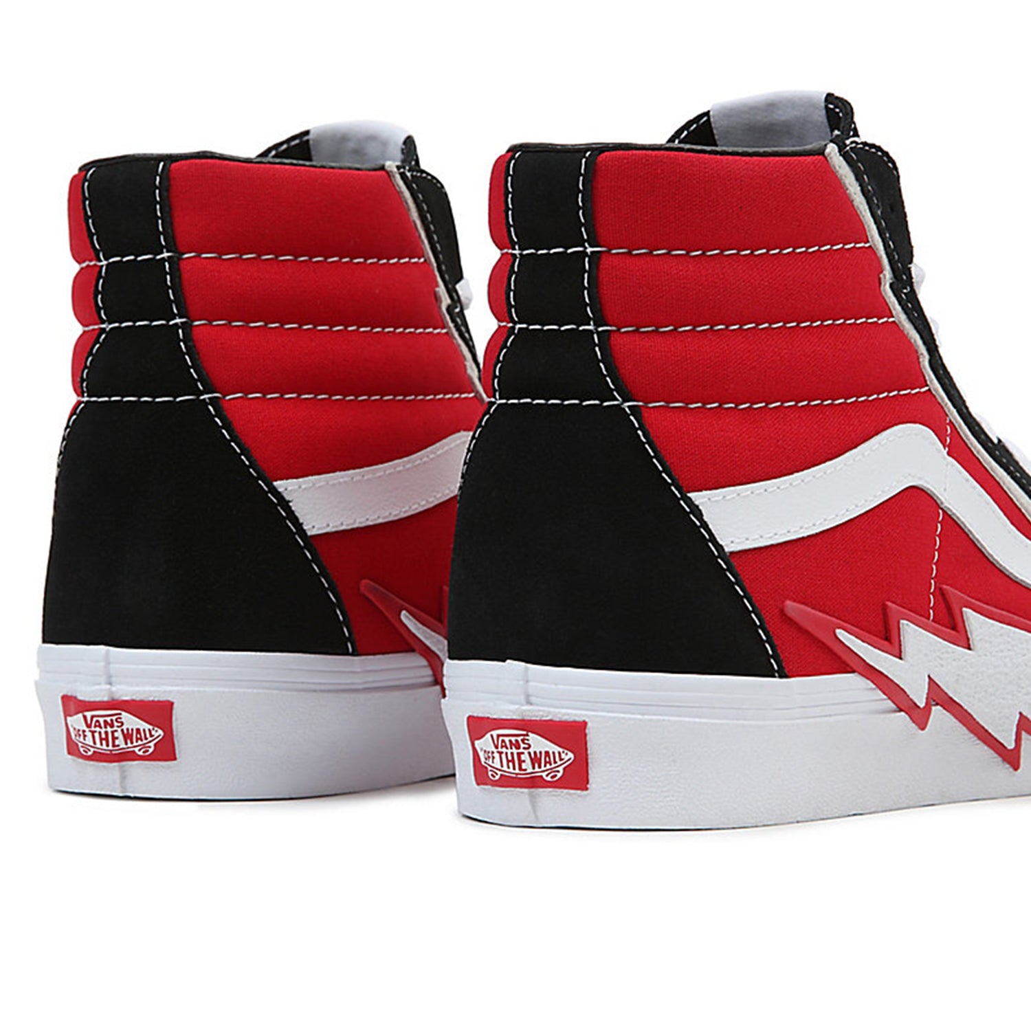 Unisex Vans Sk8-Hi Bolt Shoes Black/Red