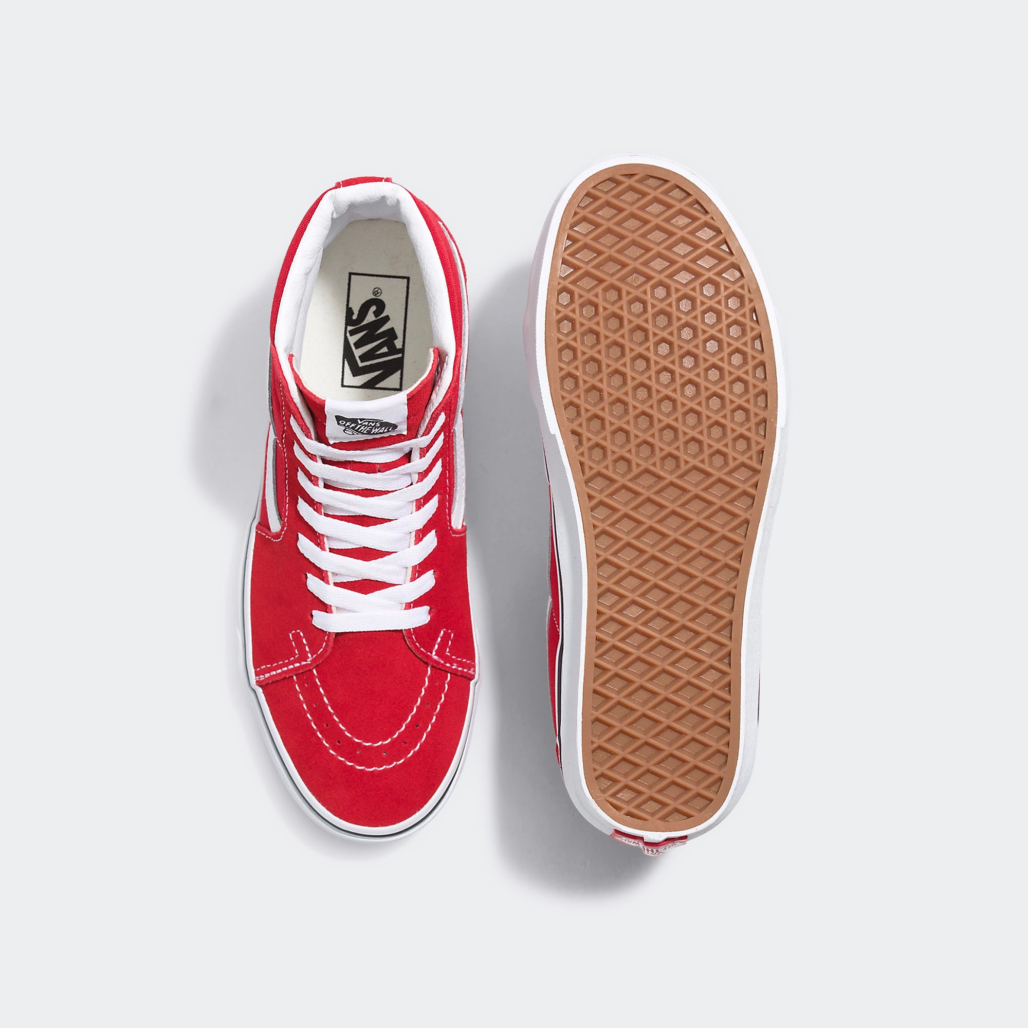 Unisex Vans Sk8-Hi Shoes Racing Red