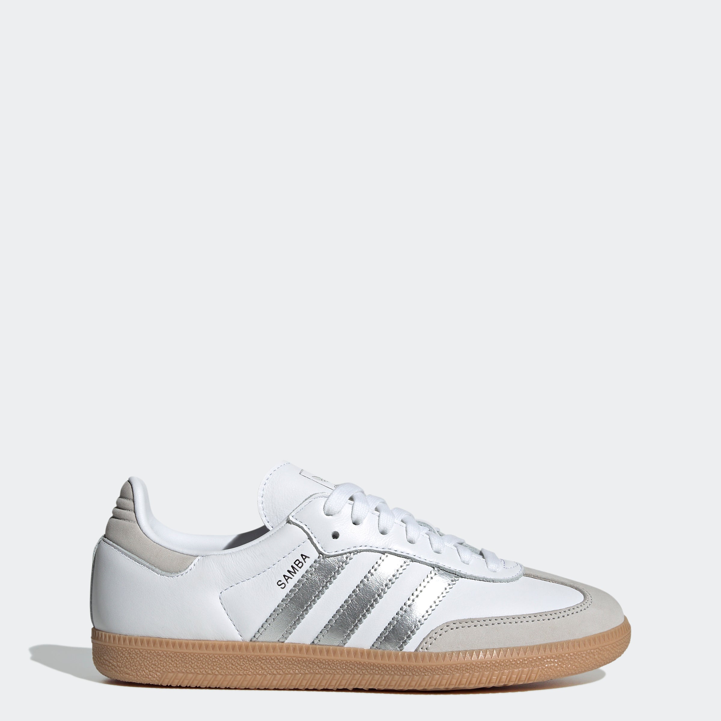 Unisex adidas Originals Samba OG Shoes Cloud White / Silver Metallic / Grey One