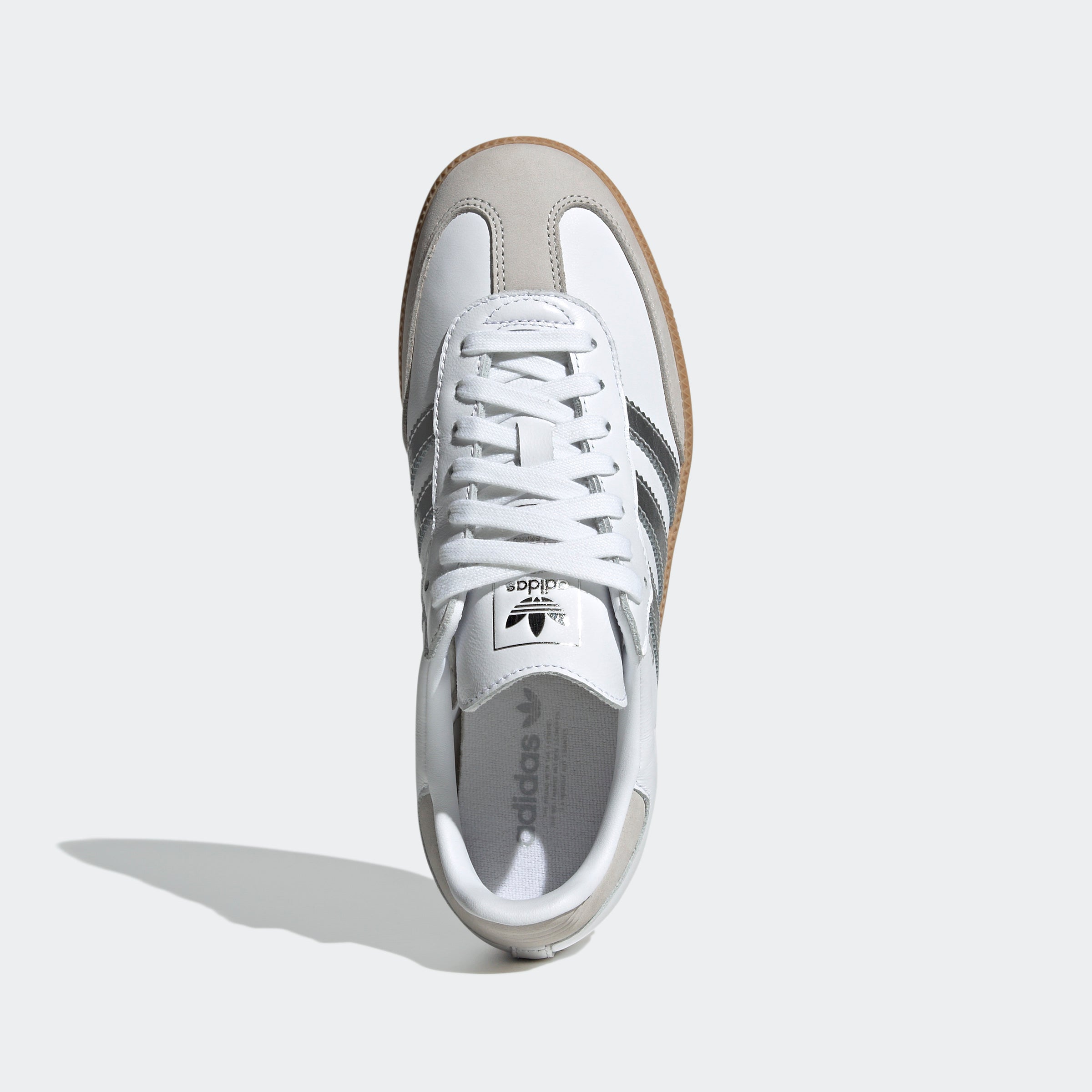 Unisex adidas Originals Samba OG Shoes Cloud White / Silver Metallic / Grey One