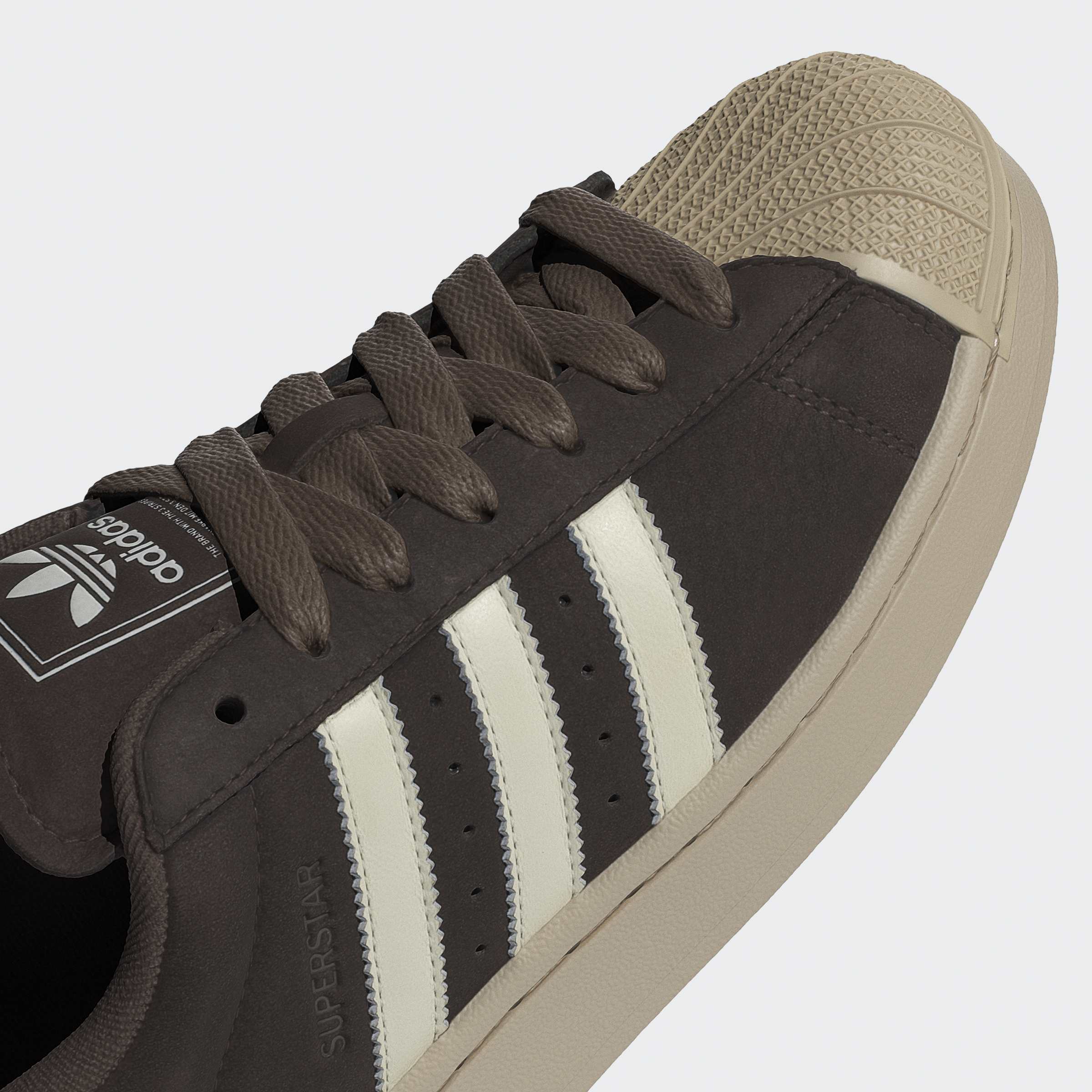 Men's adidas Originals Superstar II Shoes Aurora Coffee