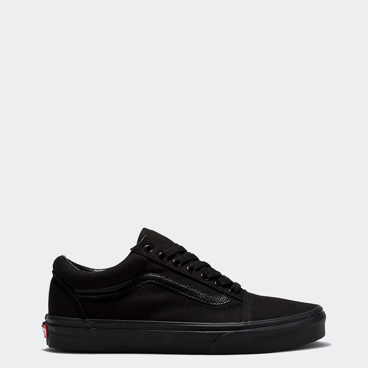 VANS OLD SKOOL CANVAS SHOES BLACK/BLACK VN000D3HBKA SIZE MENS 5.5 / WOMENS 7 Vans | Old Skool Black/Black Classics Shoe main image 2