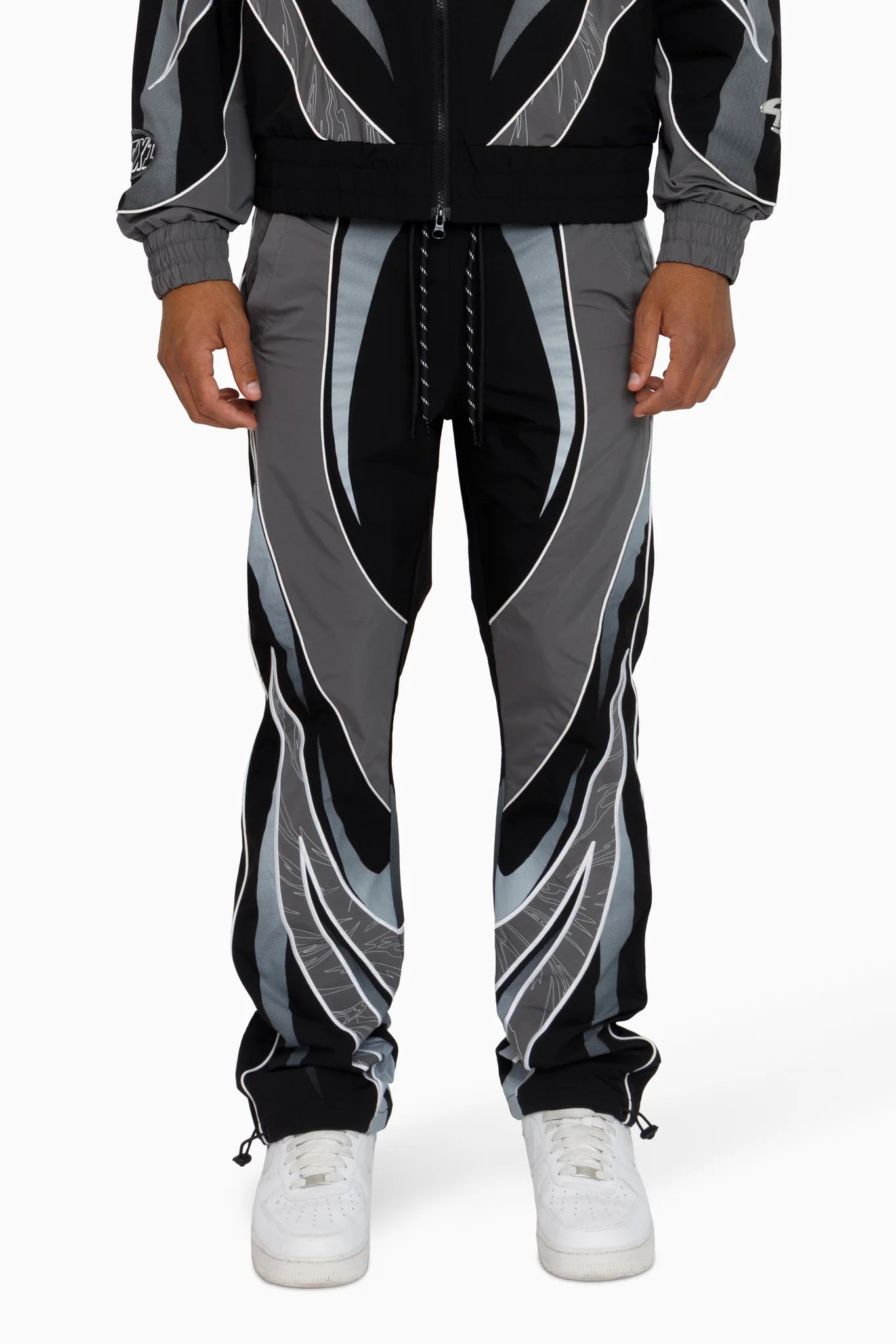 Men's Smoke Rise Rising Colorblock Windbreaker Pants Castlerock