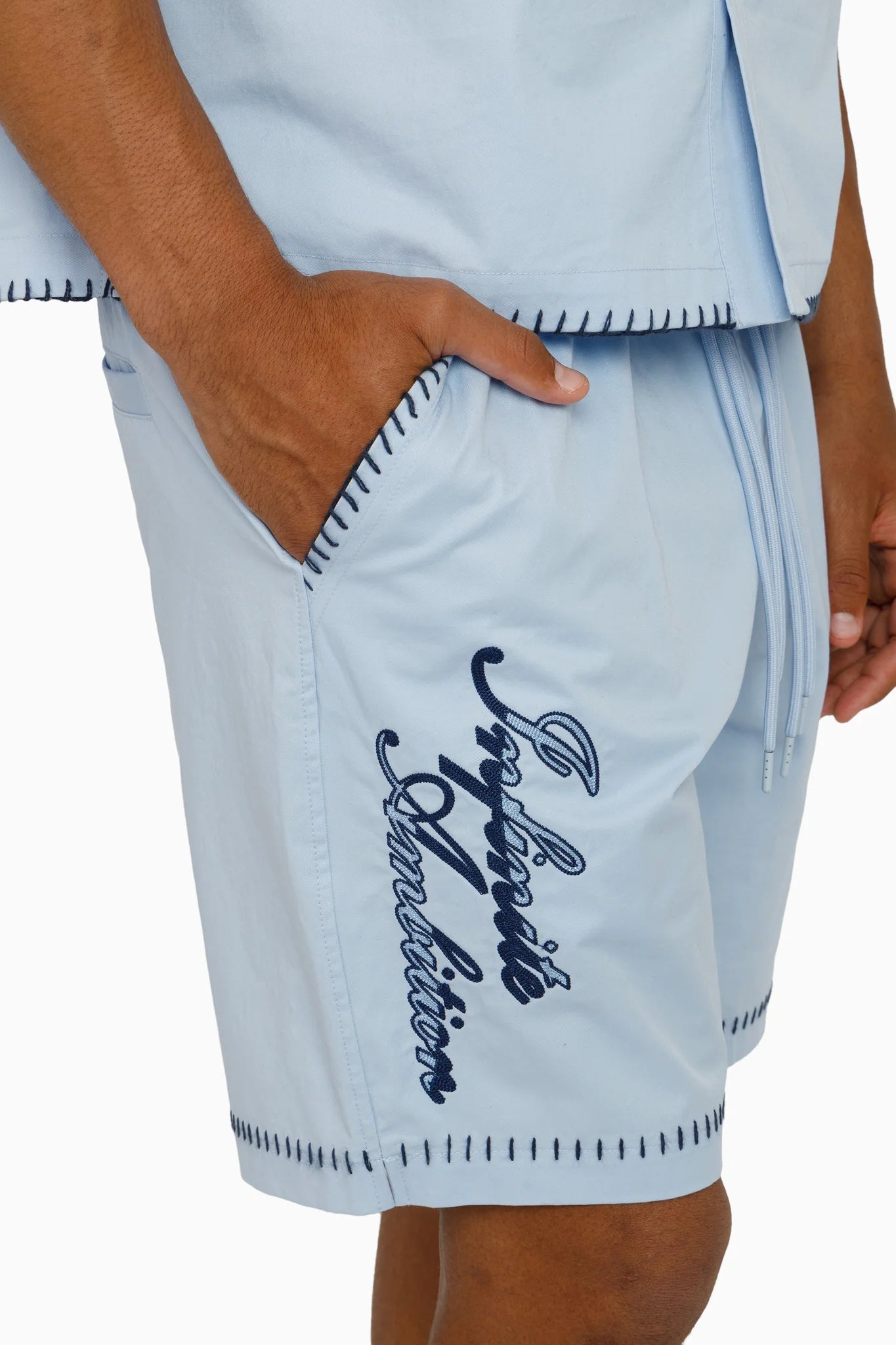 Men's Smoke Rise Infinite Ambition Woven Shorts Blue Bell