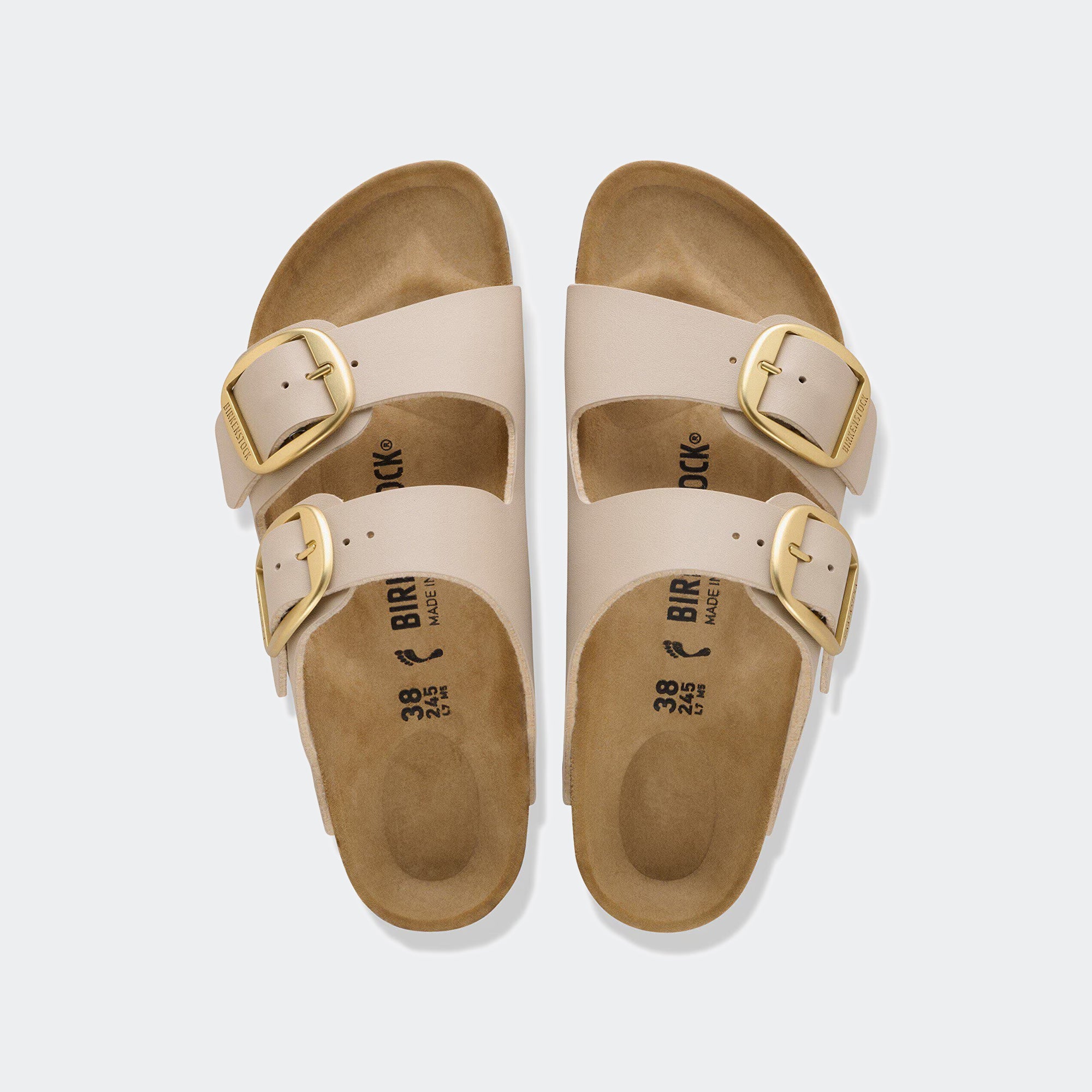 Women's BIRKENSTOCK Arizona Big Buckle Birko-Flor Sandcastle