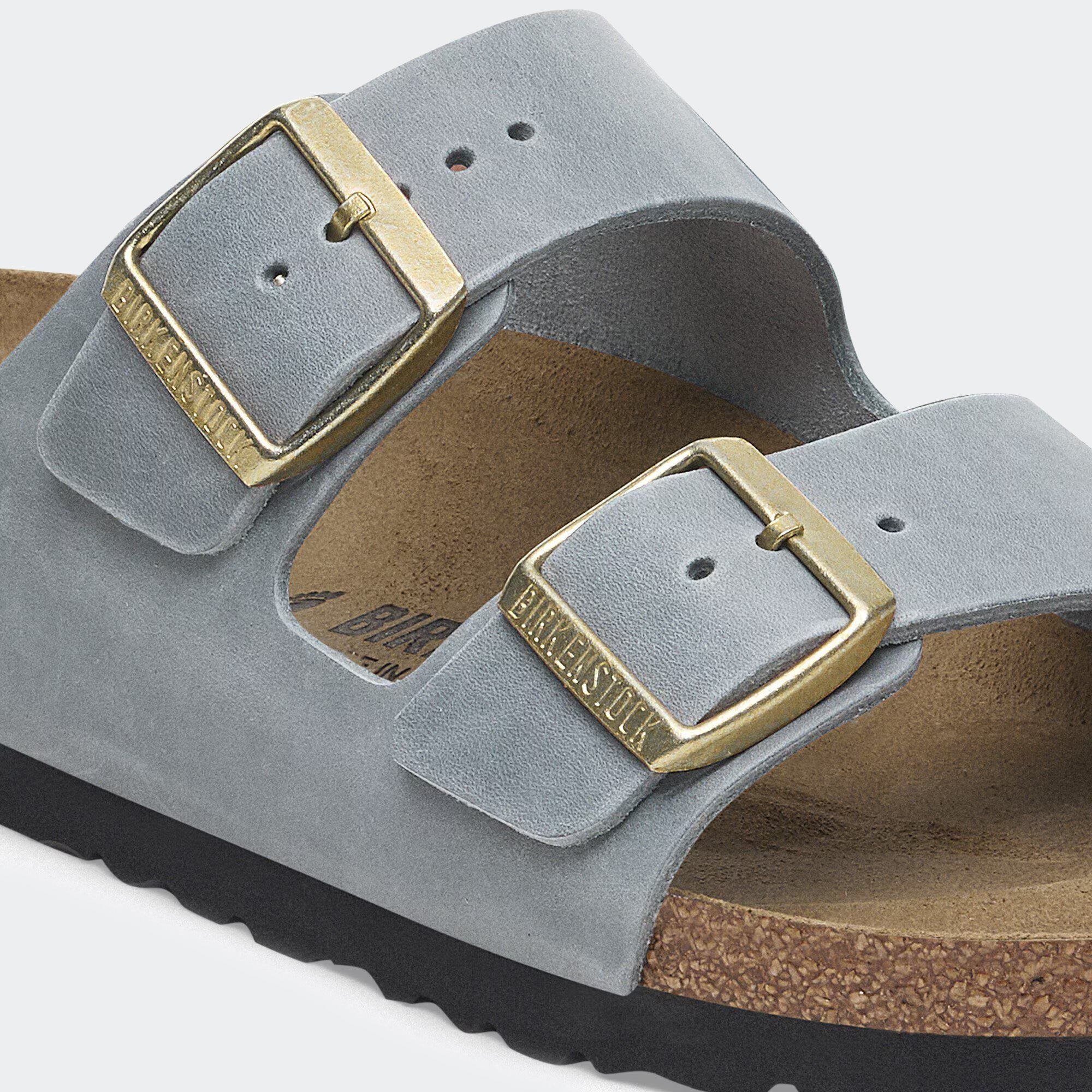 Women's BIRKENSTOCK Arizona Oiled Leather Basalt Gray