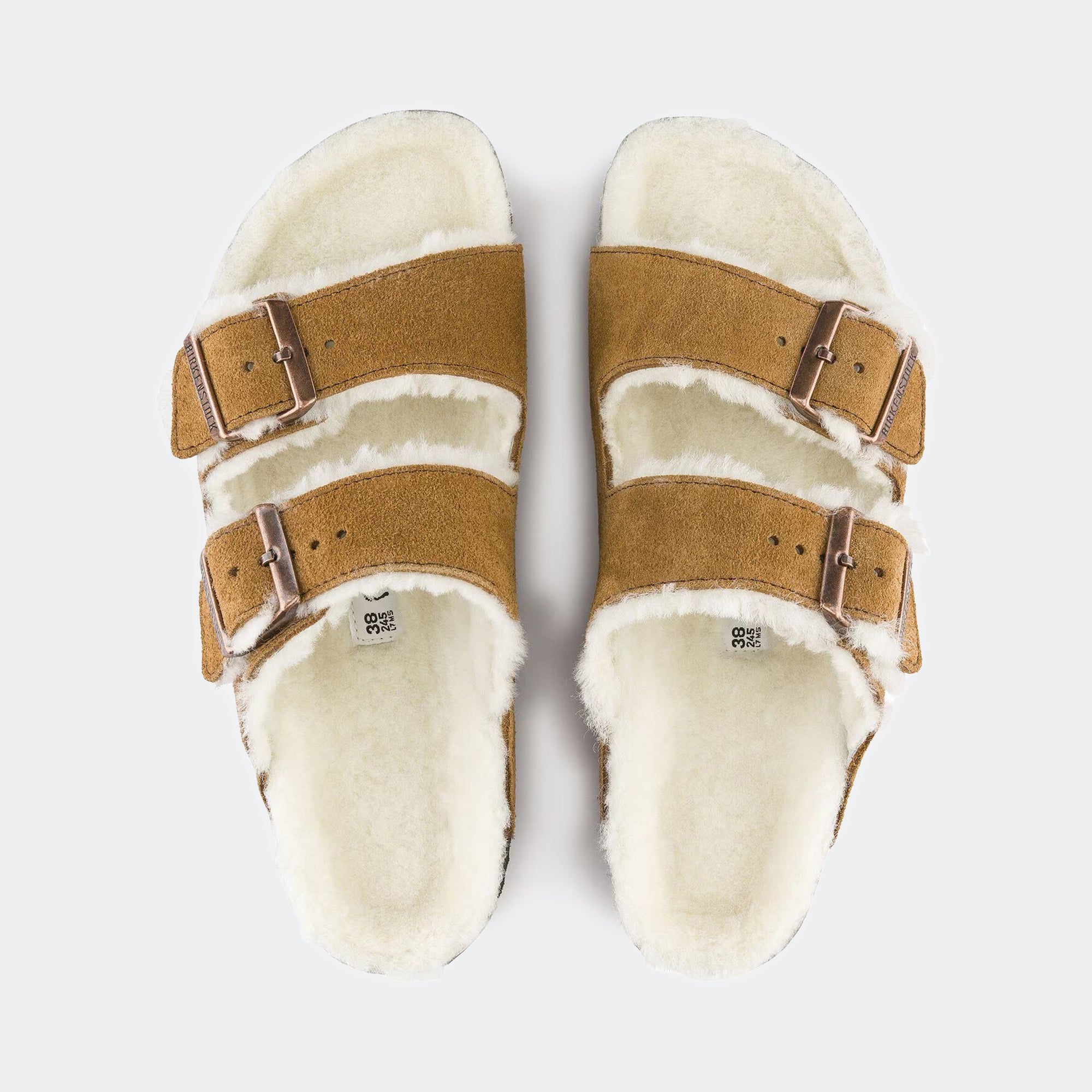 Women's BIRKENSTOCK Arizona Shearling Suede Leather Mink