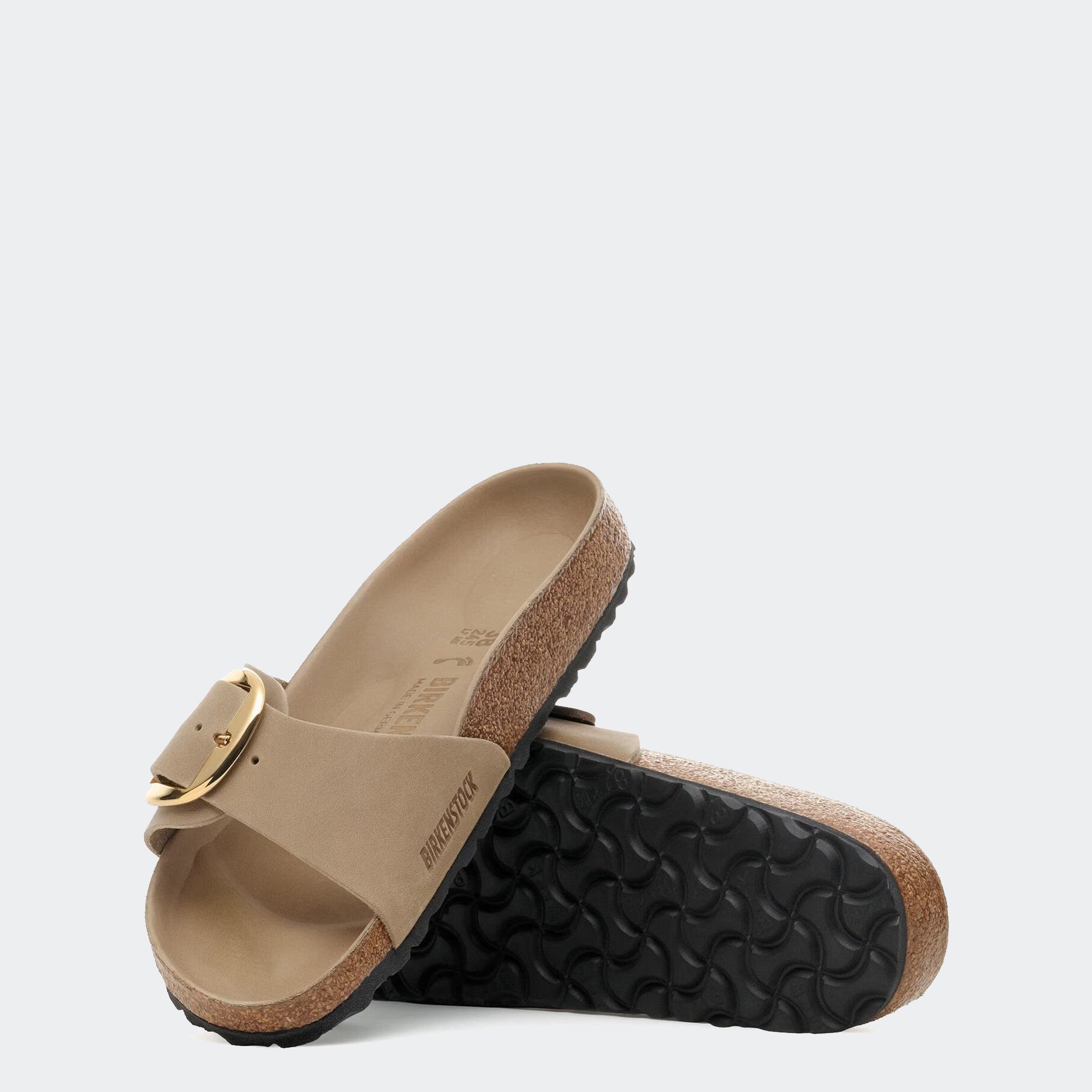 Women's BIRKENSTOCK Madrid Big Buckle Oiled Leather Tobacco Brown