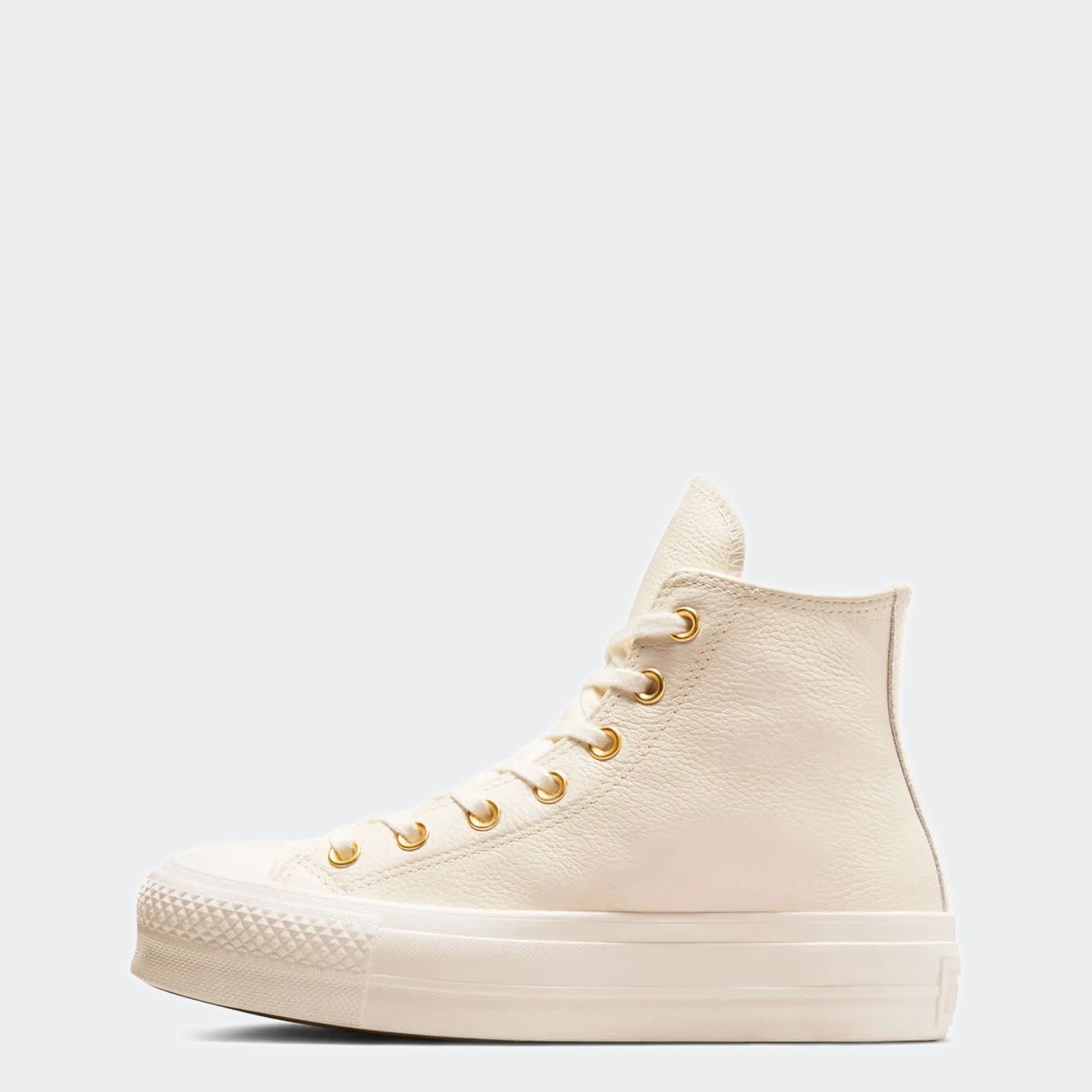 Women's Converse Chuck Taylor All Star Lift Platform Golden Hits Shoes Egret