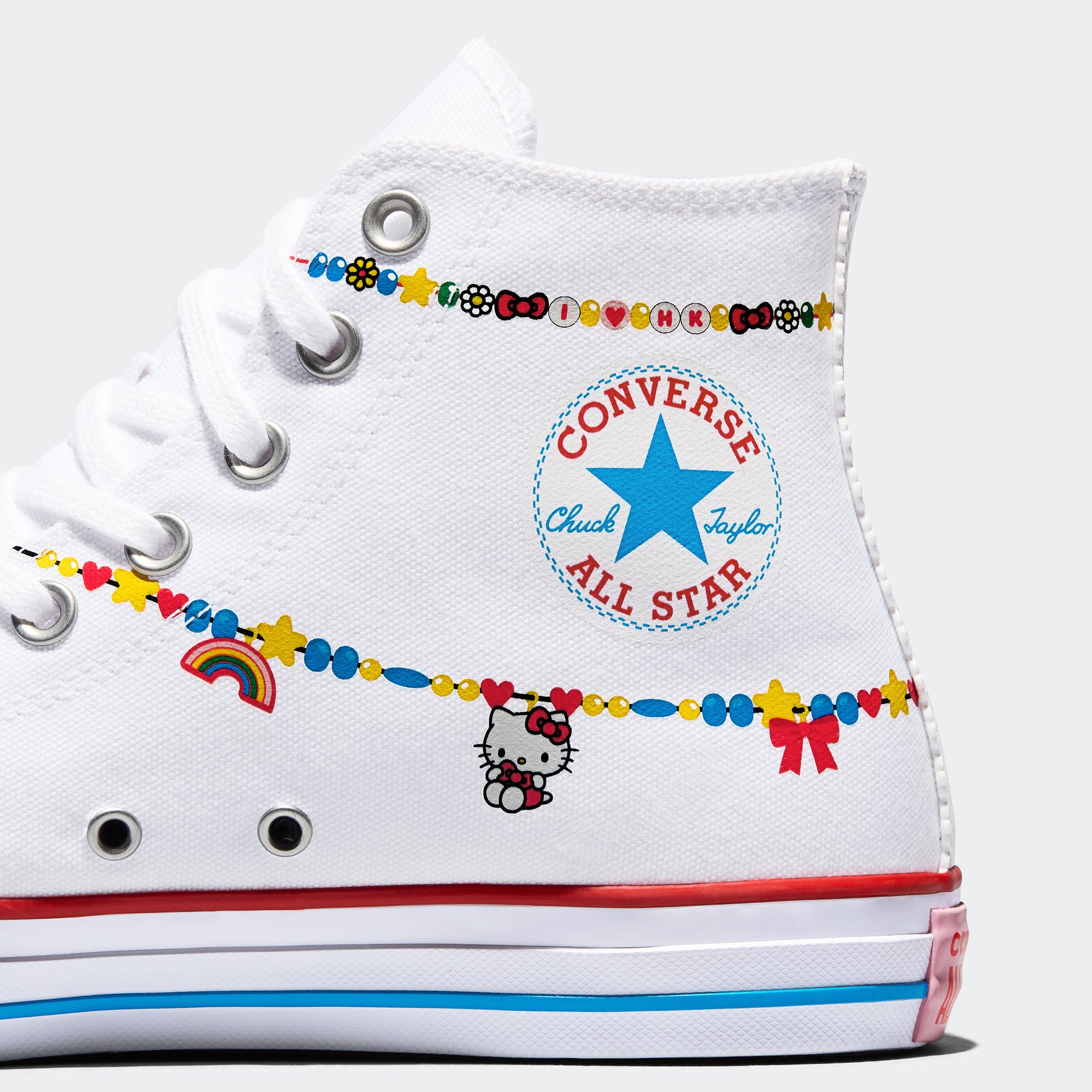 Women's Converse Chuck Taylor All Star x Hello Kitty Hi Shoes White