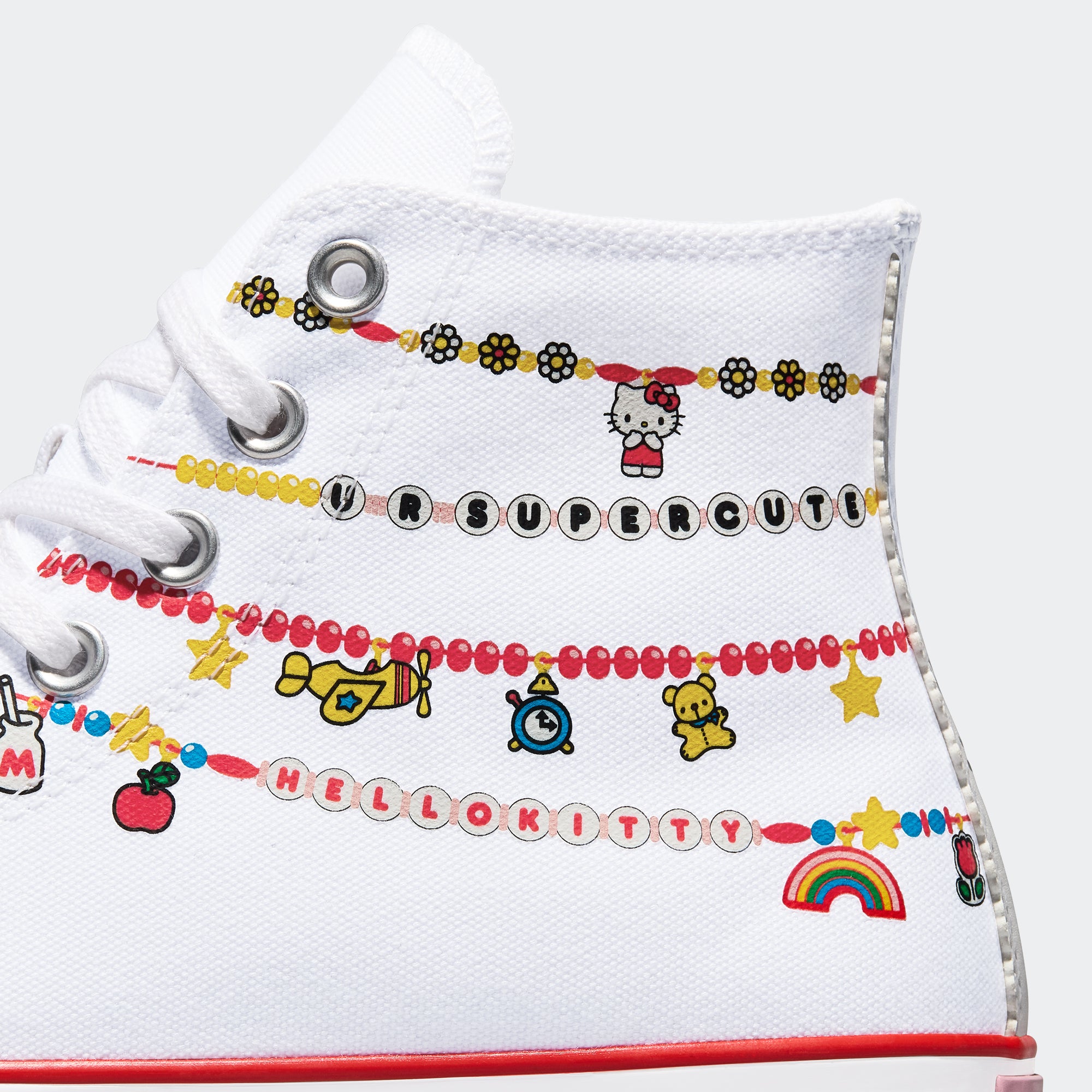 Women's Converse Chuck Taylor All Star x Hello Kitty Hi Shoes White