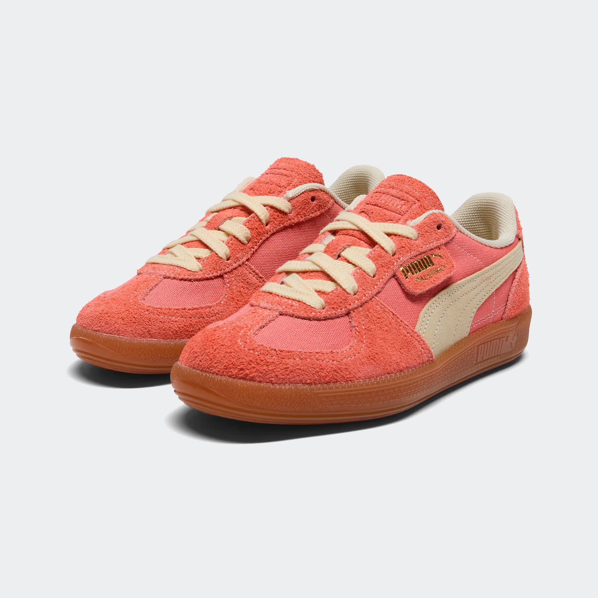 Women's PUMA Palermo Vintage Sneakers Peach Frost / Creamy Vanilla