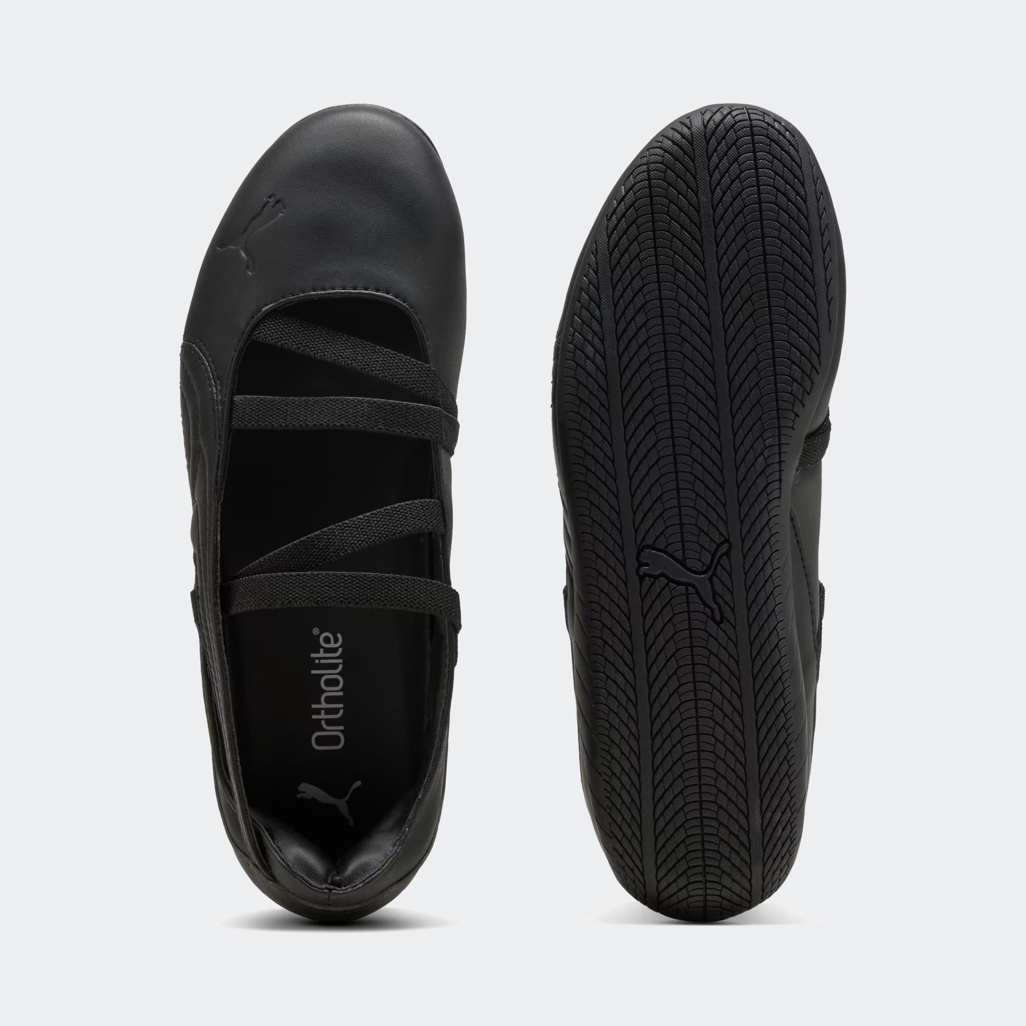 Women's PUMA Speedcat Ballet Leather Shoes Black