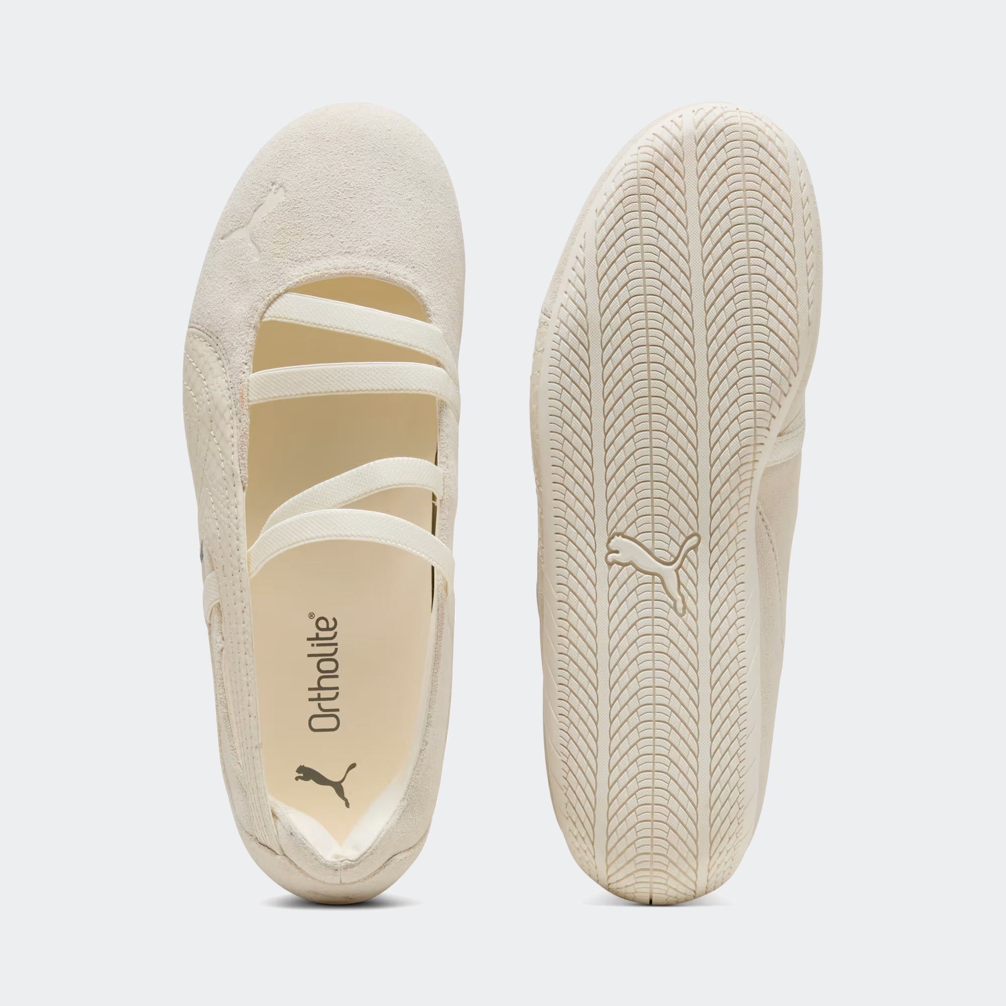 Women's PUMA Speedcat Ballet Python Shoes Alpine Snow