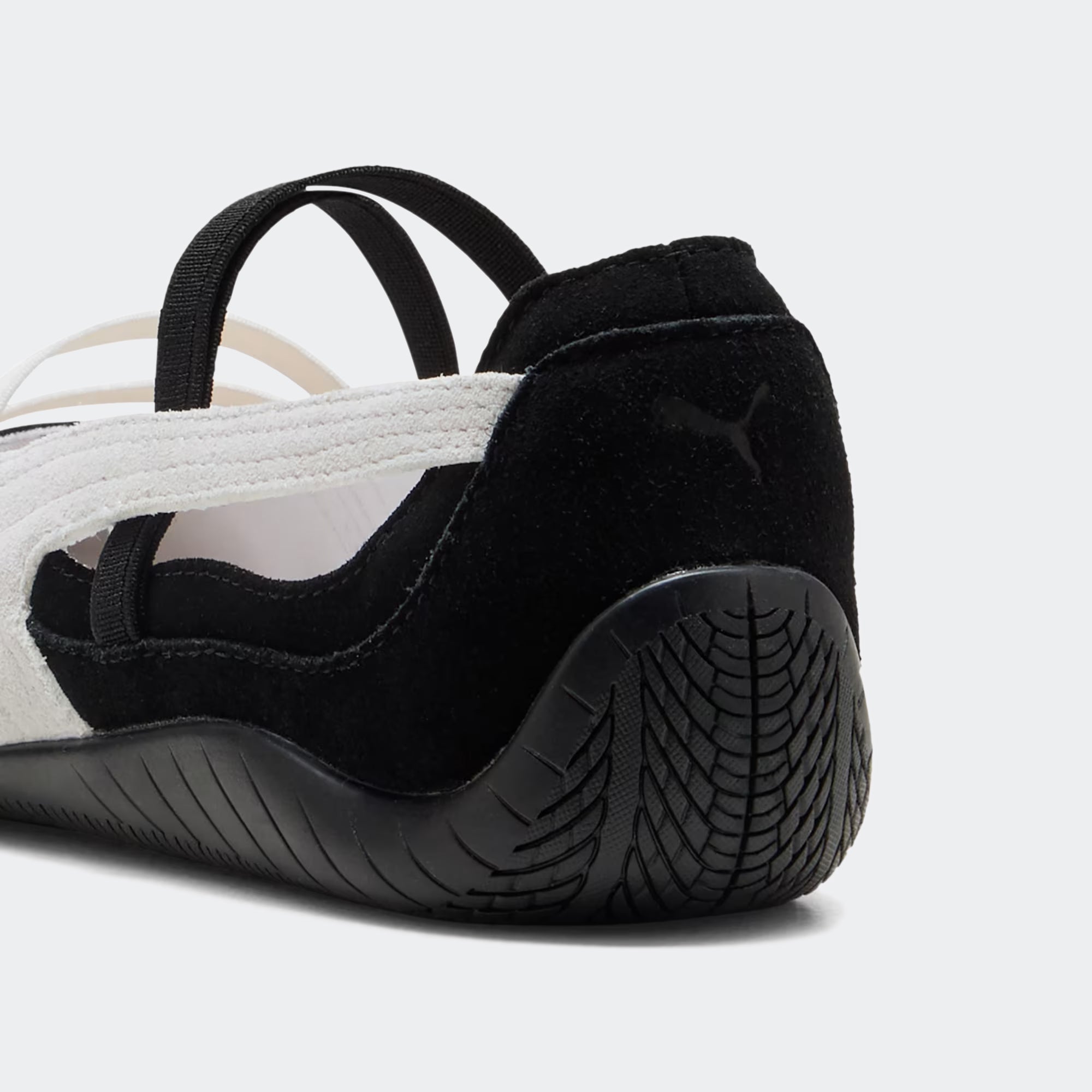 Women's PUMA Speedcat Ballet Suede Shoes Black/White