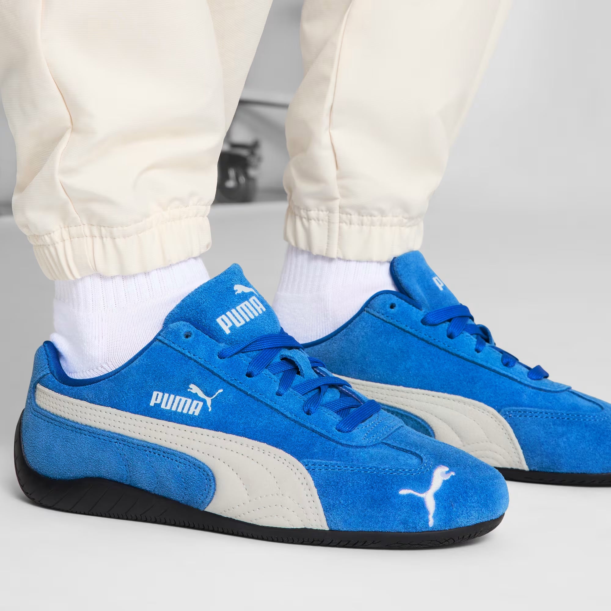 Women's PUMA Speedcat OG Shoes Royal Blue / PUMA White