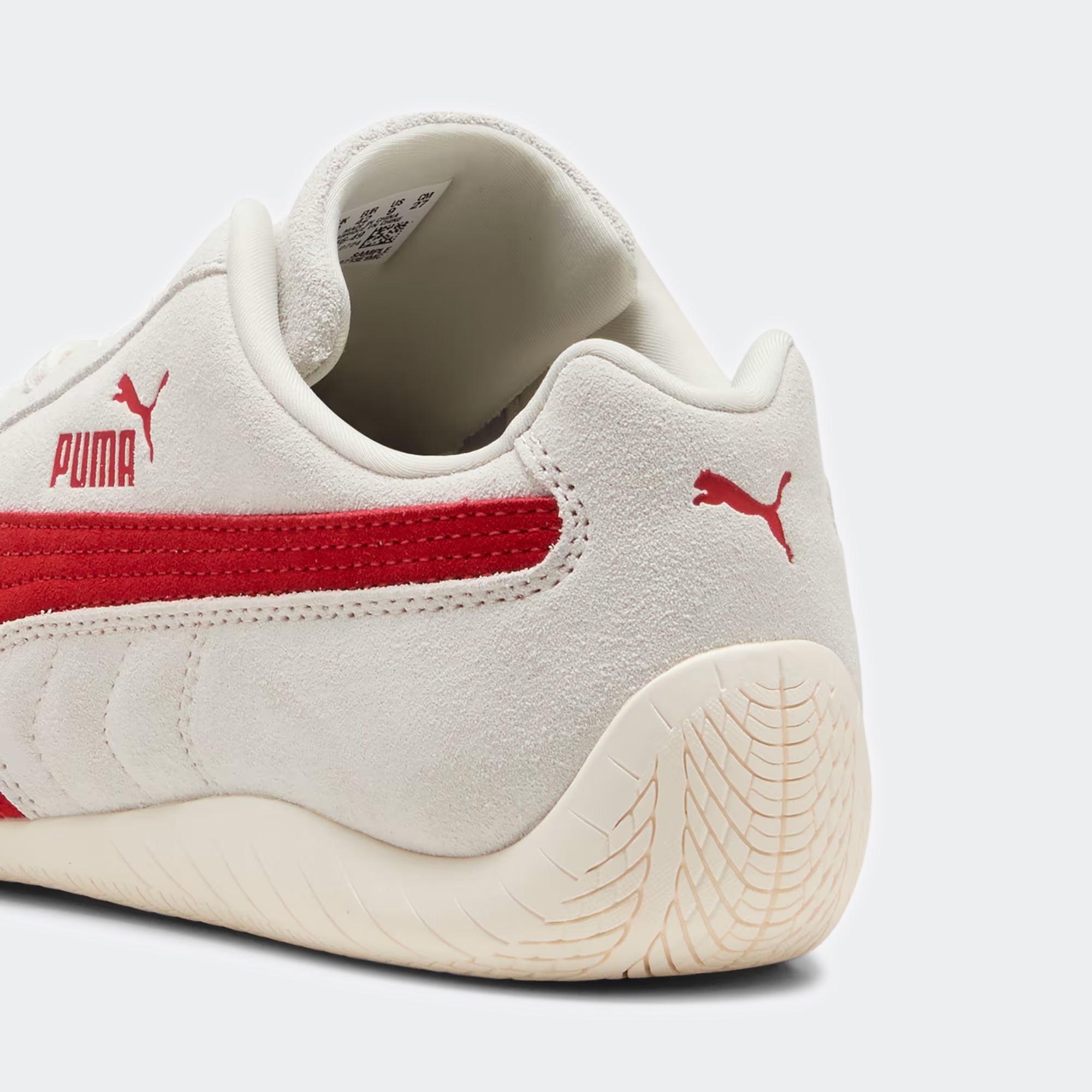 Women's PUMA Speedcat OG Shoes Vapor Gray / For All Time Red