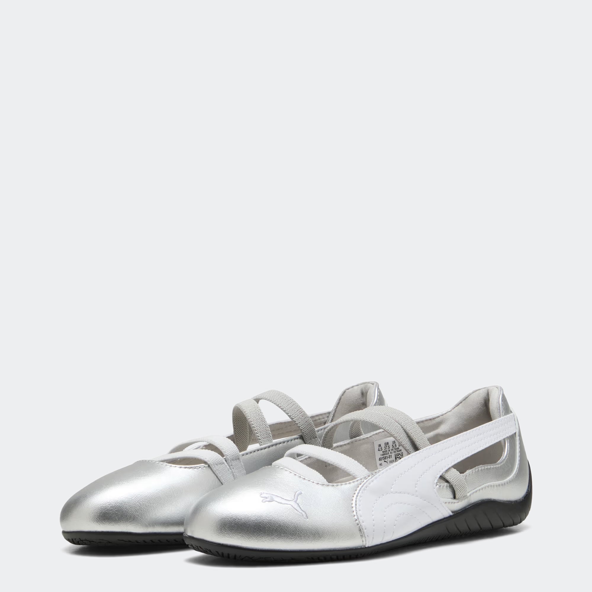 Women's PUMA Speedcat Ballet Metallic Shoes Silver