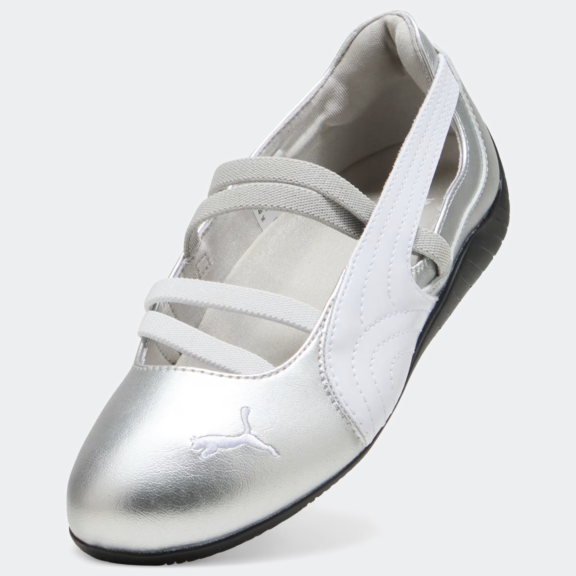Women's PUMA Speedcat Ballet Metallic Shoes Silver