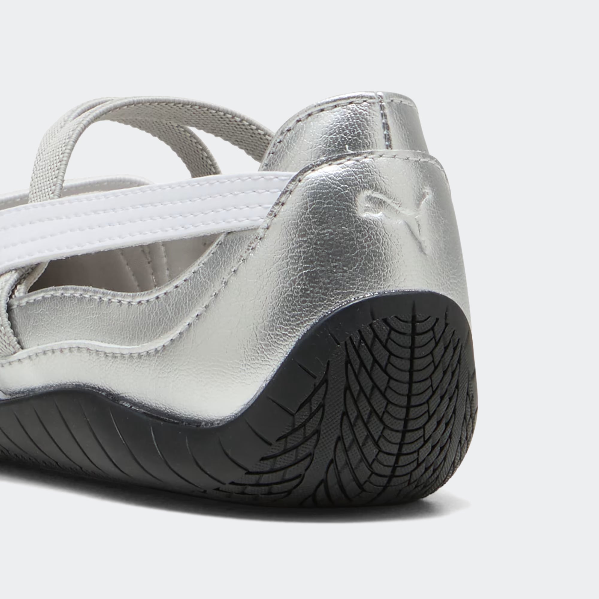 Women's PUMA Speedcat Ballet Metallic Shoes Silver