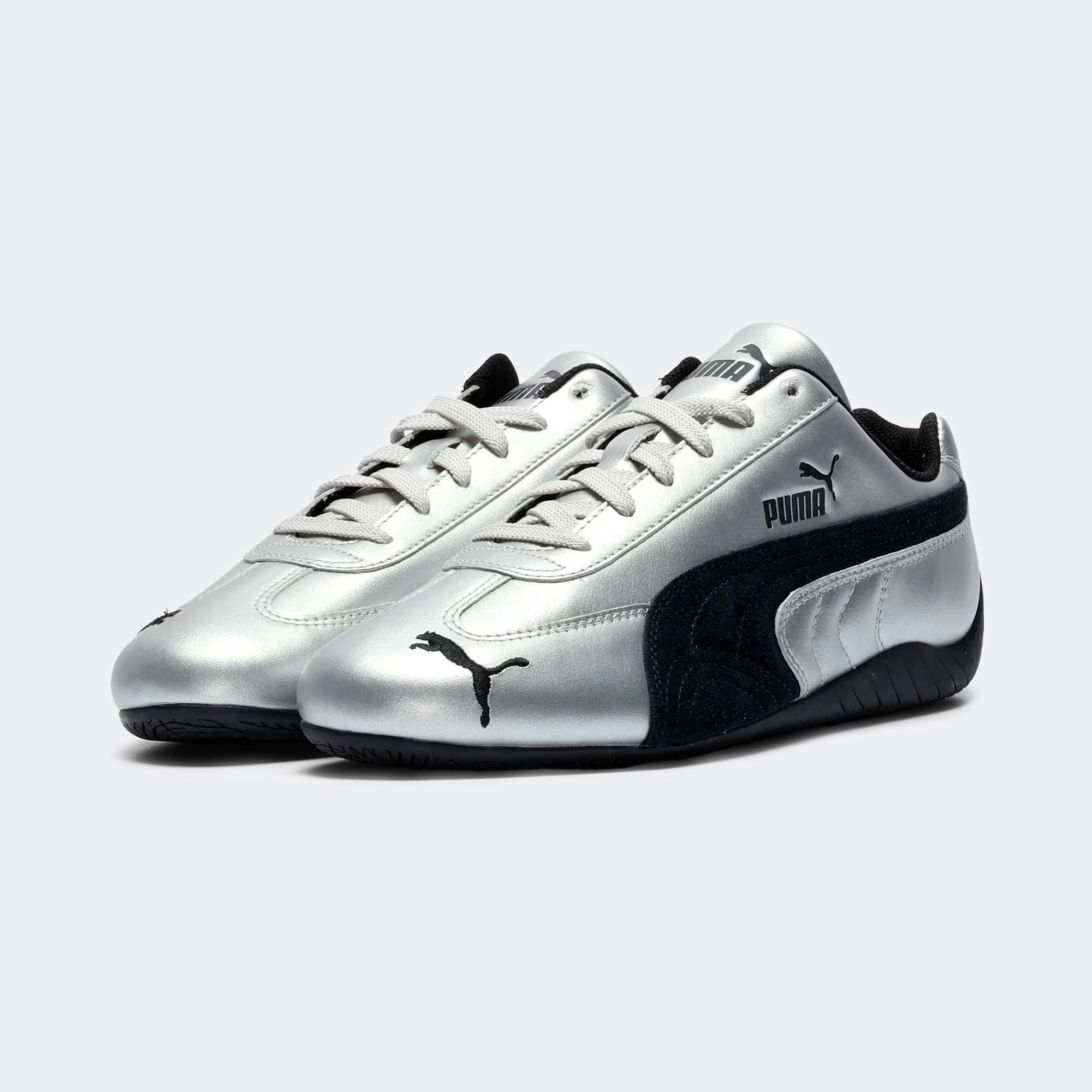 Women's PUMA Speedcat Metallic Shoes Silver