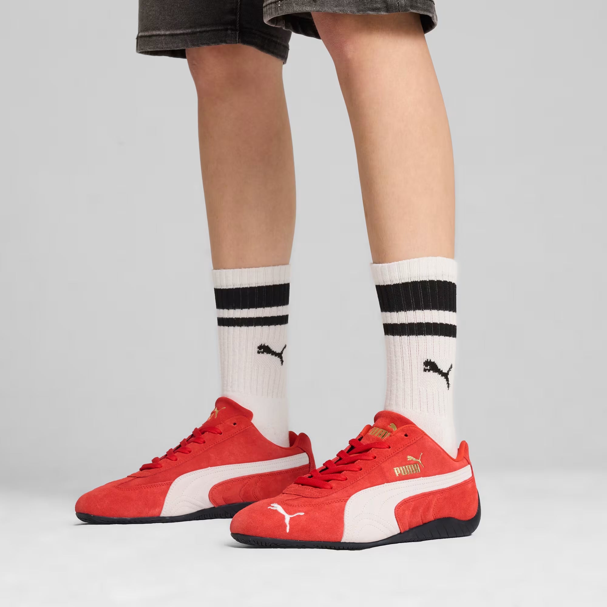 Women's PUMA Speedcat OG Shoes For All Time Red / PUMA White