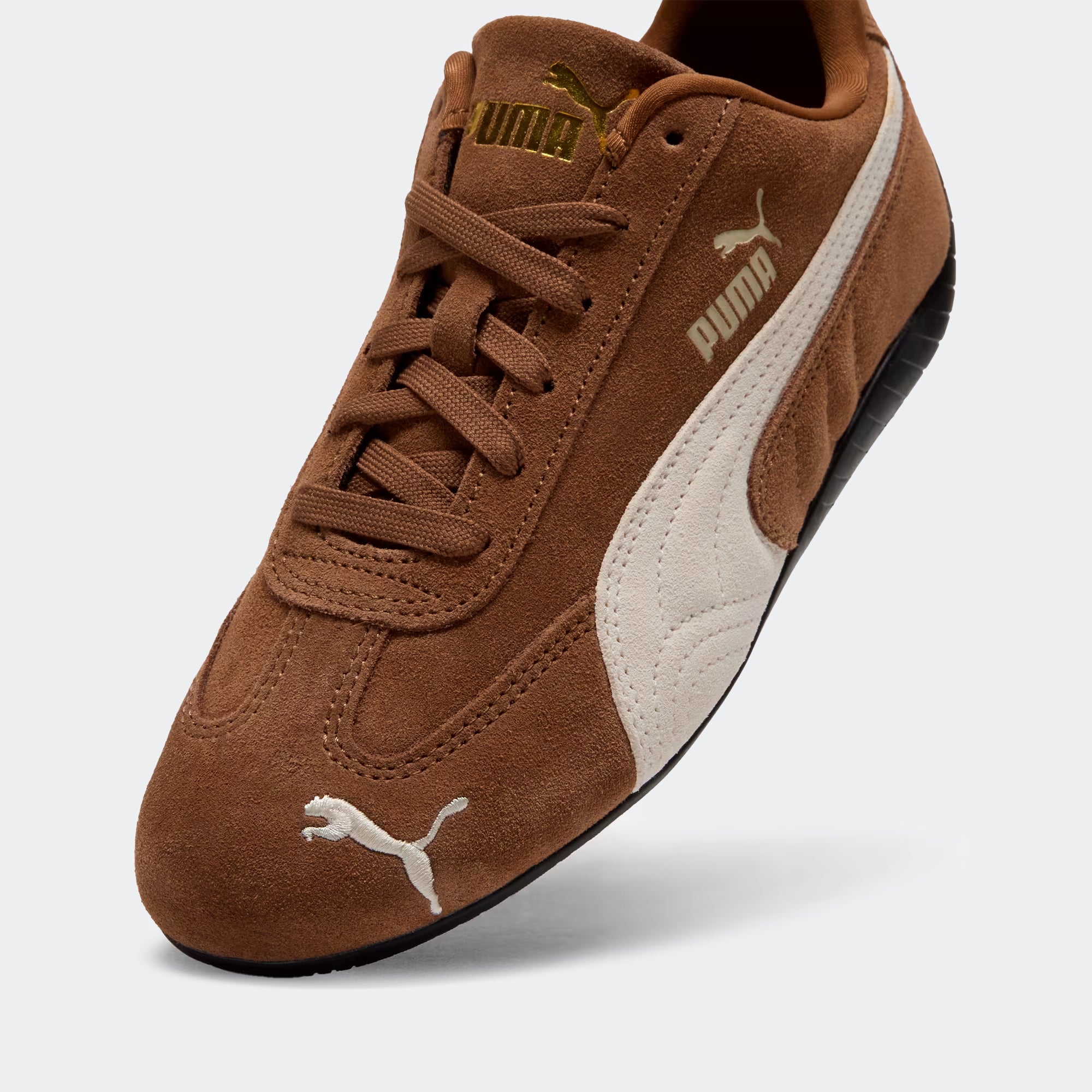 Women's PUMA Speedcat OG Shoes Haute Coffee / Frosted Ivory