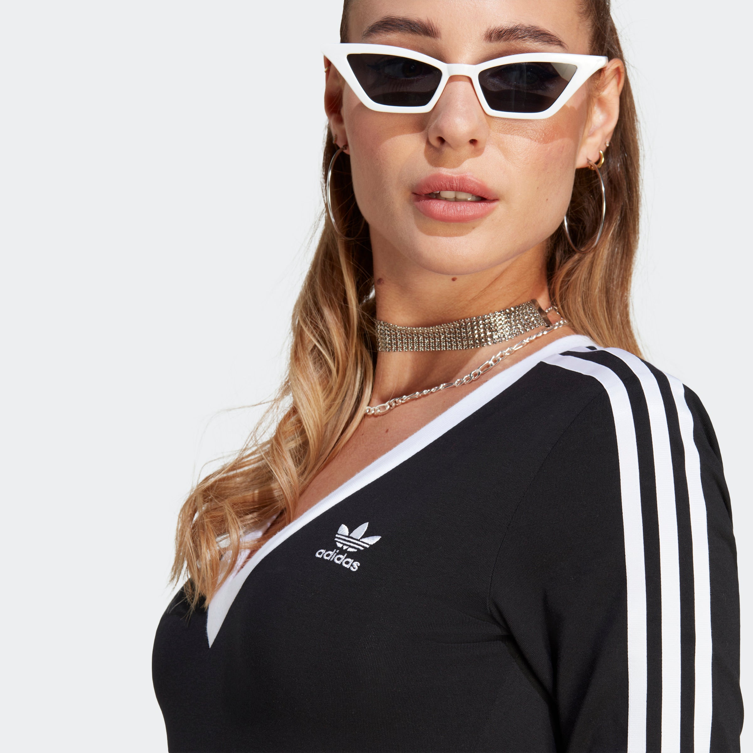 Women's adidas Originals Adicolor Classics 3-Stripes Maxi Dress Black