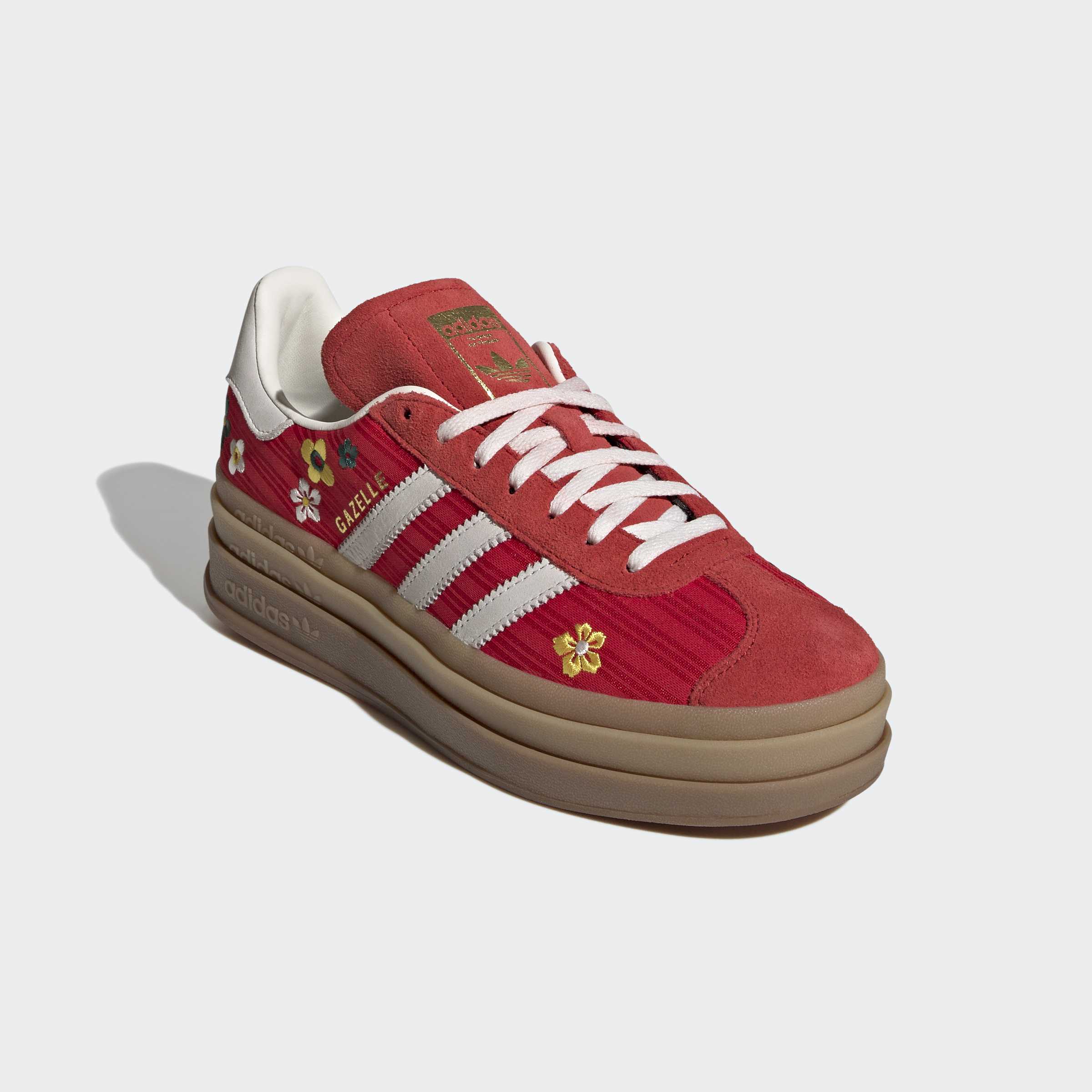 Women's adidas Originals Gazelle Bold Shoes Better Scarlet