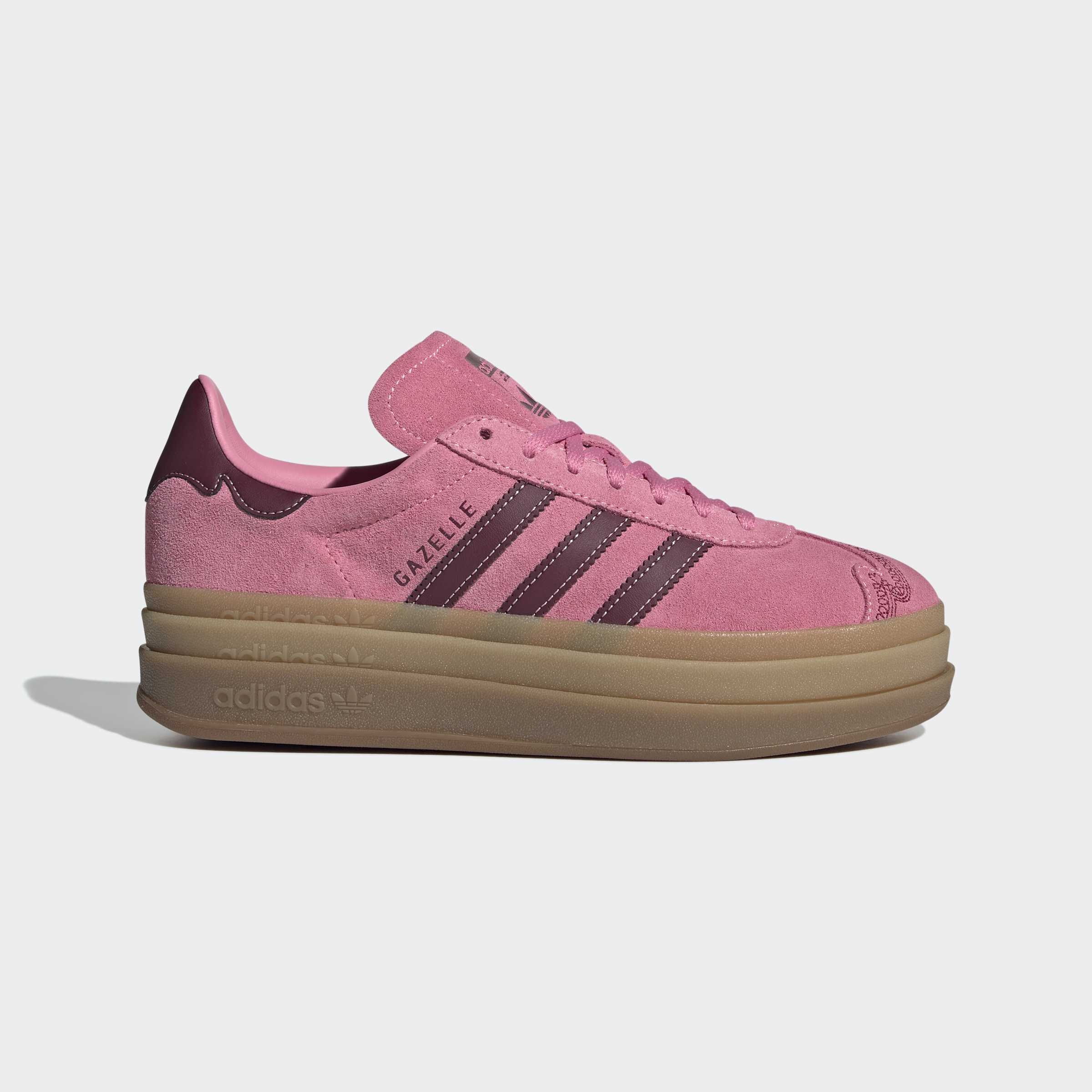 Women's adidas Originals Gazelle Bold Shoes Shadow Red