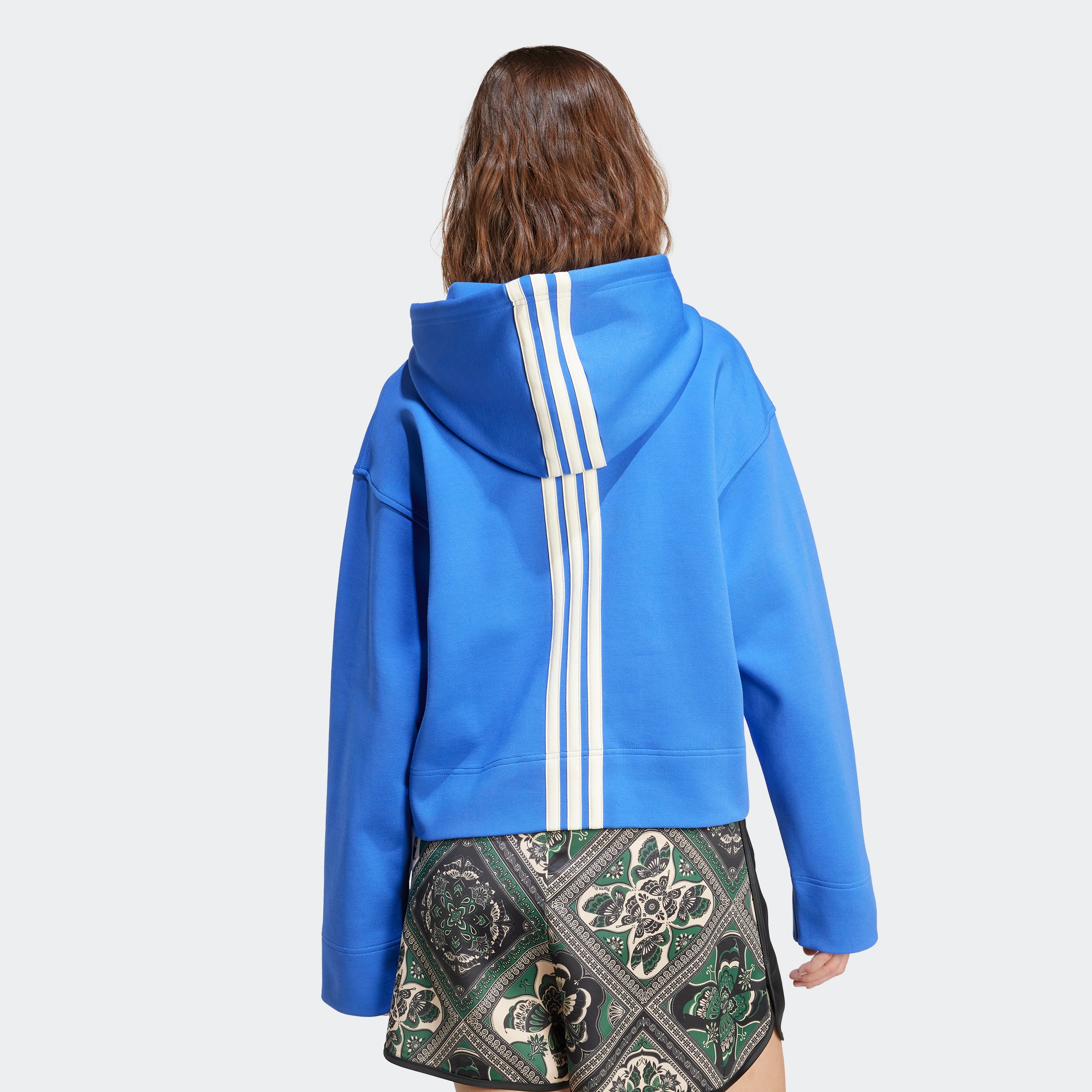 Women's adidas Sportswear x FARM Hoodie Hi-Res Blue
