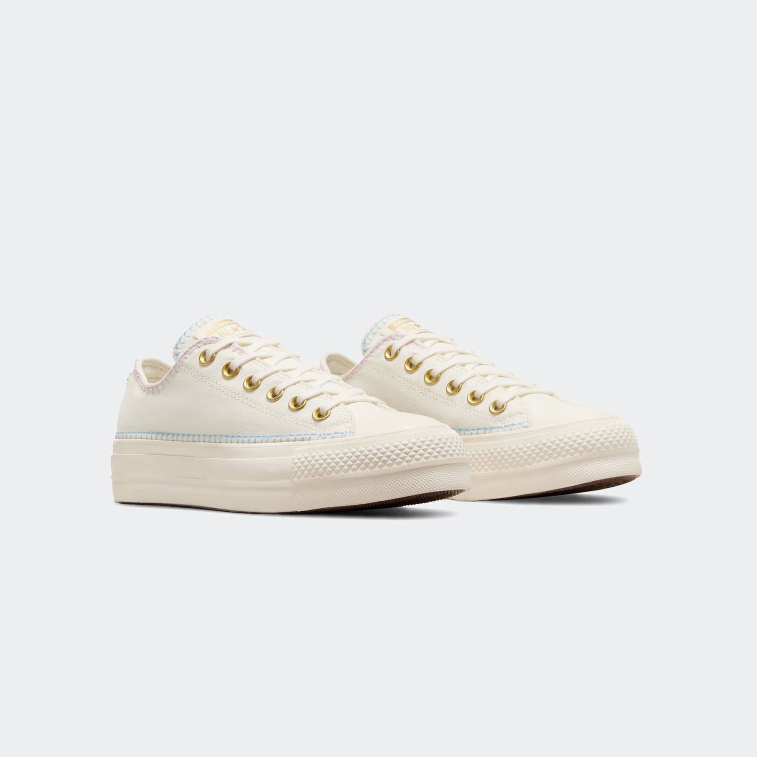 Women's Converse Chuck Taylor All Star Lift Crafted Stitching Egret