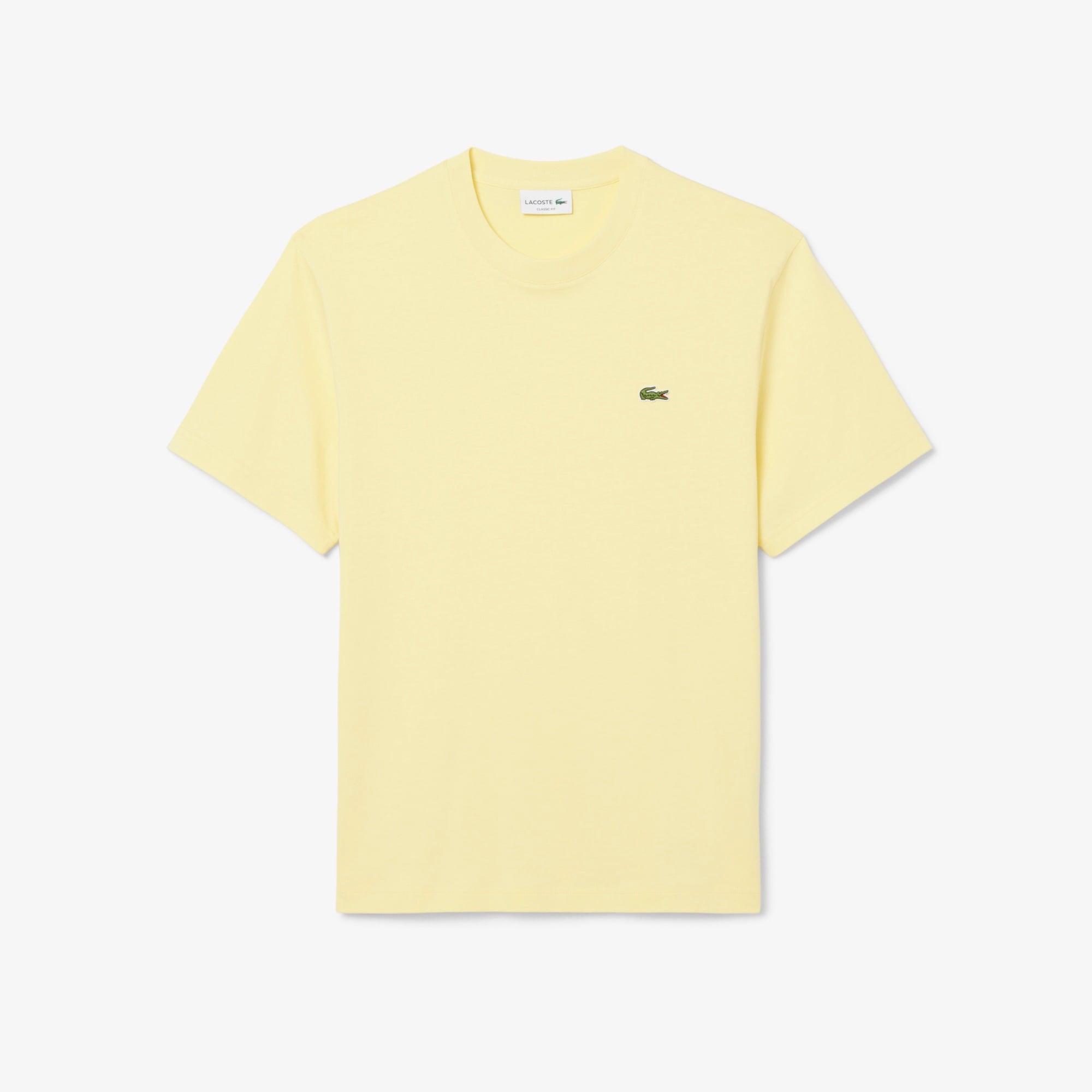Men's Lacoste Cotton T-Shirt Pastel Yellow