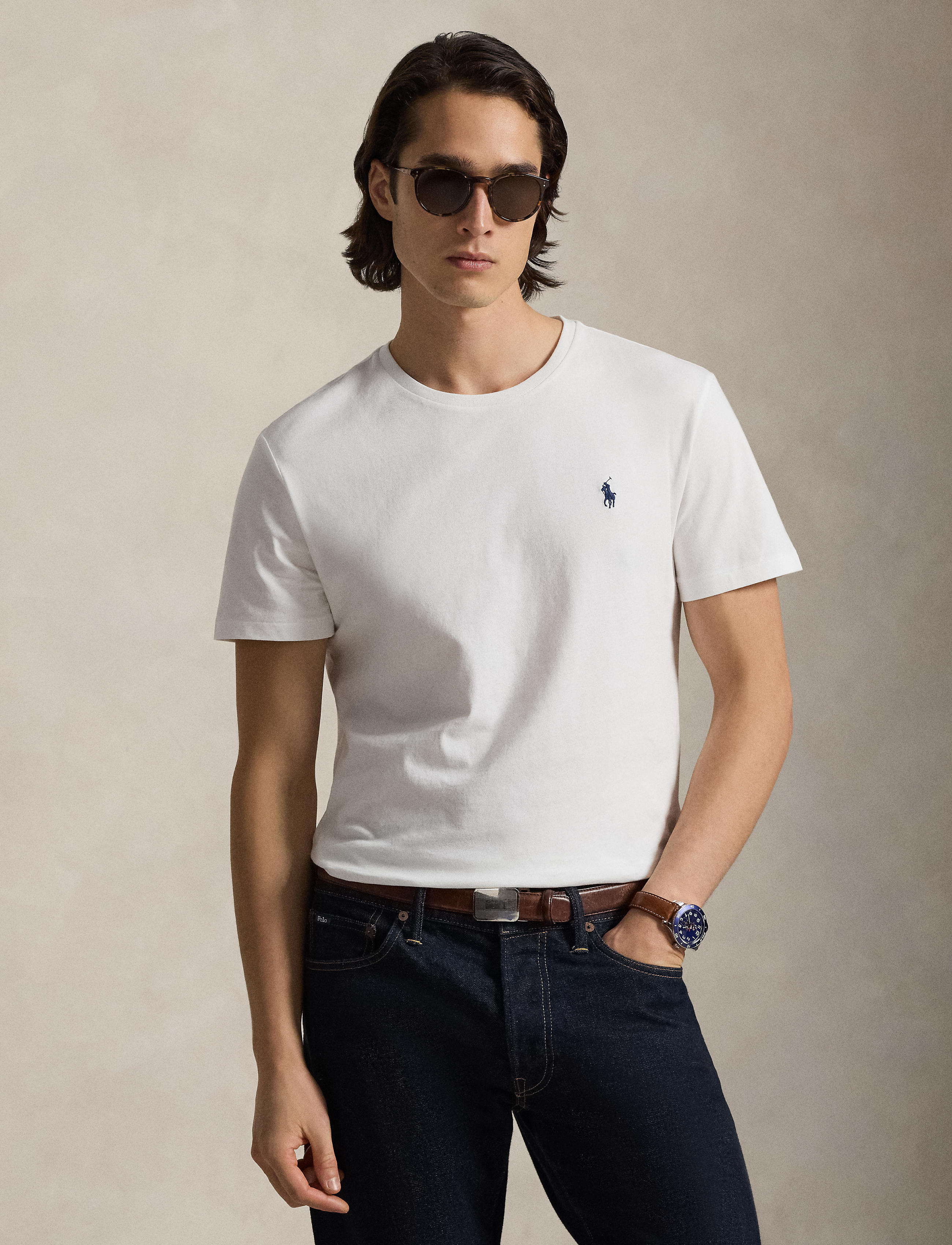 Men's Polo Ralph Lauren Crewneck T-Shirt White