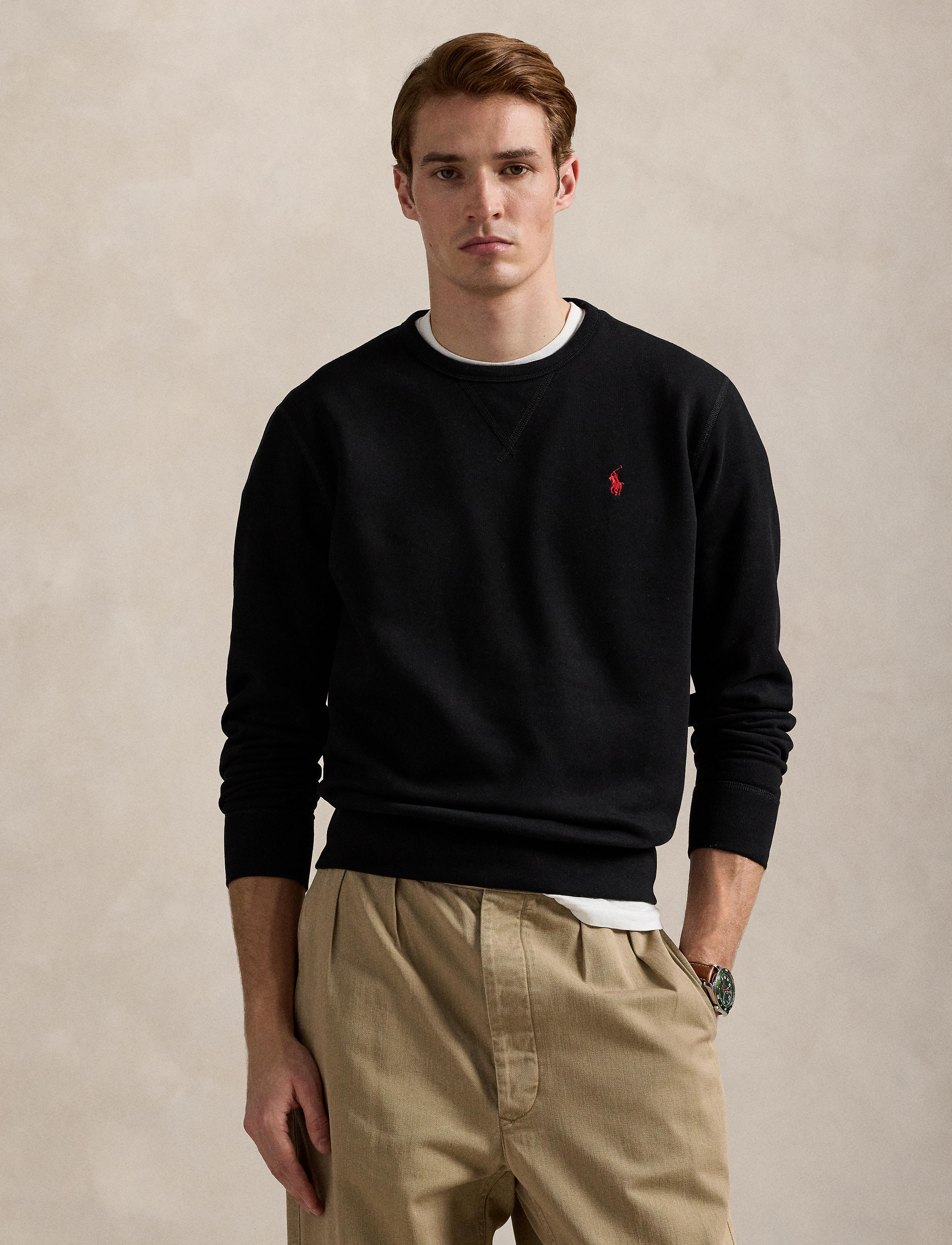 Men's Polo Ralph Lauren The RL Fleece Sweatshirt Black