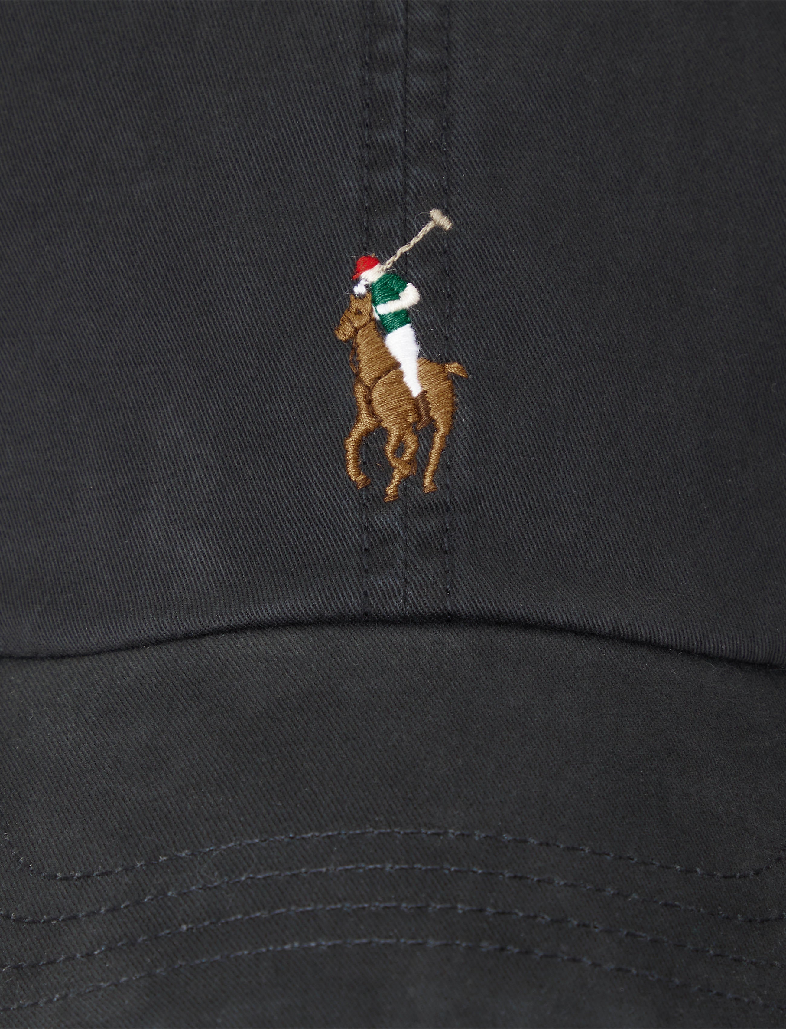 Unisex Polo Ralph Lauren Cotton Twill Ball Cap Black