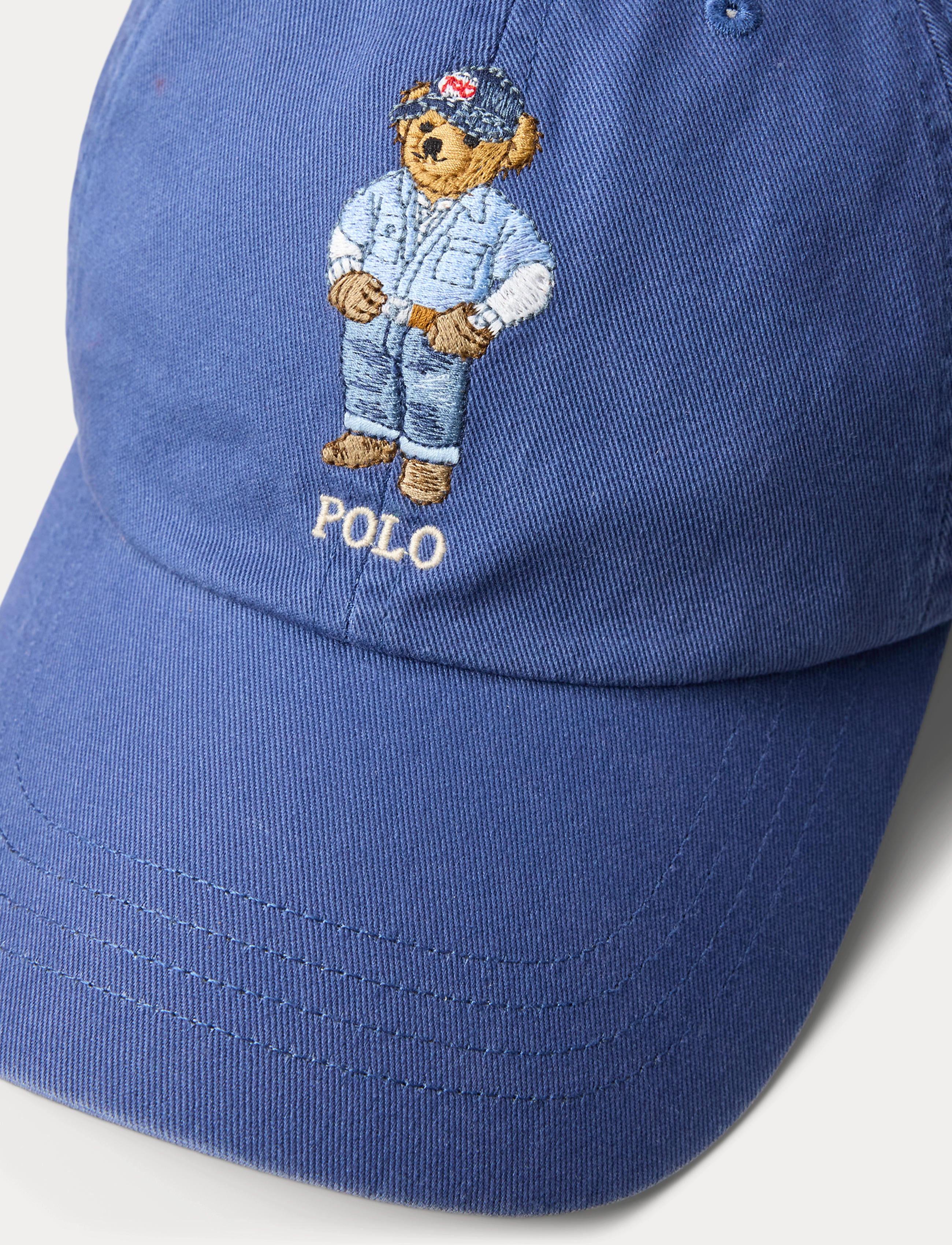 Unisex Polo Ralph Lauren Polo Bear Twill Ball Cap Light Navy