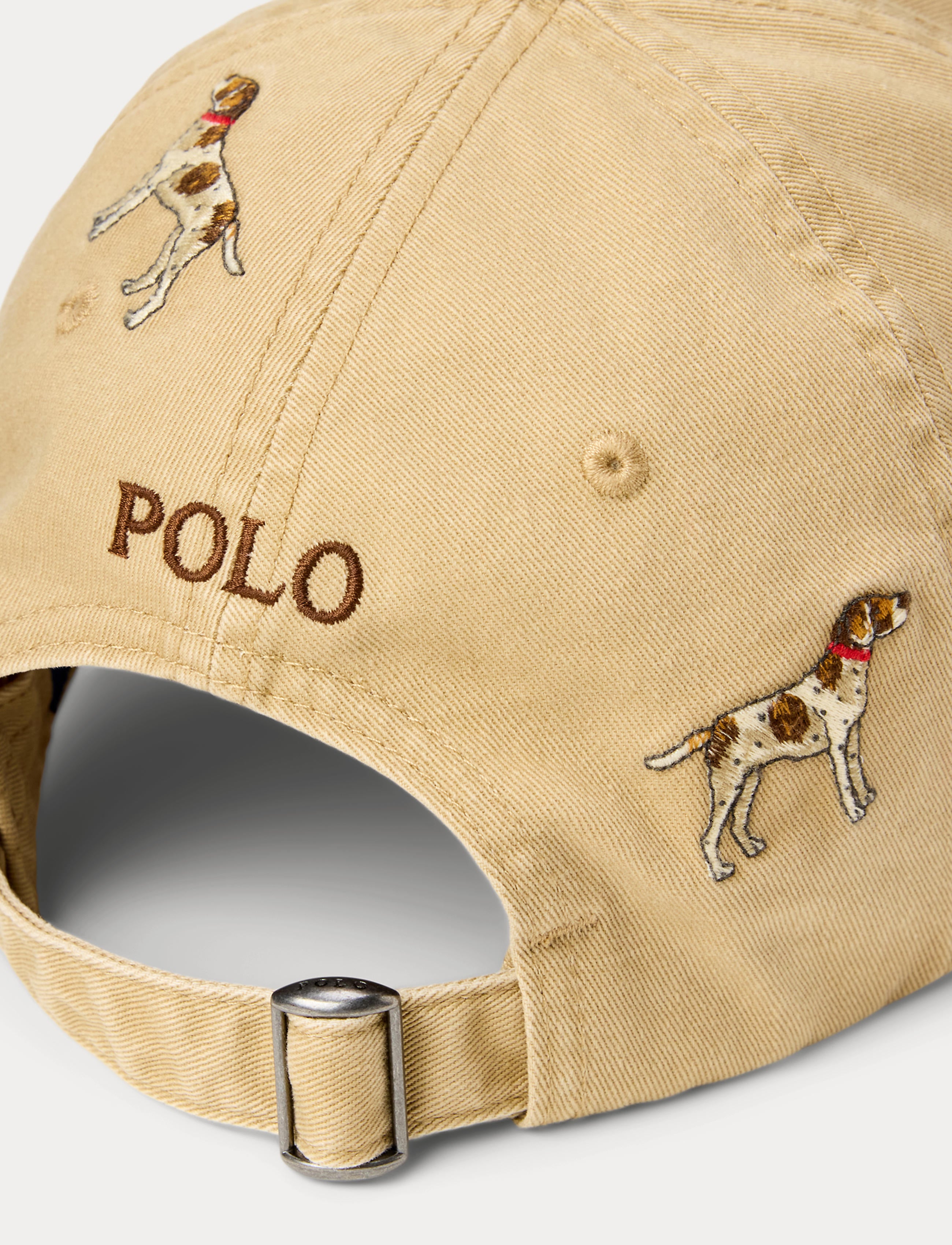 Men's Polo Ralph Lauren Dog-Embroidered Twill Ball Cap Cafe Tan