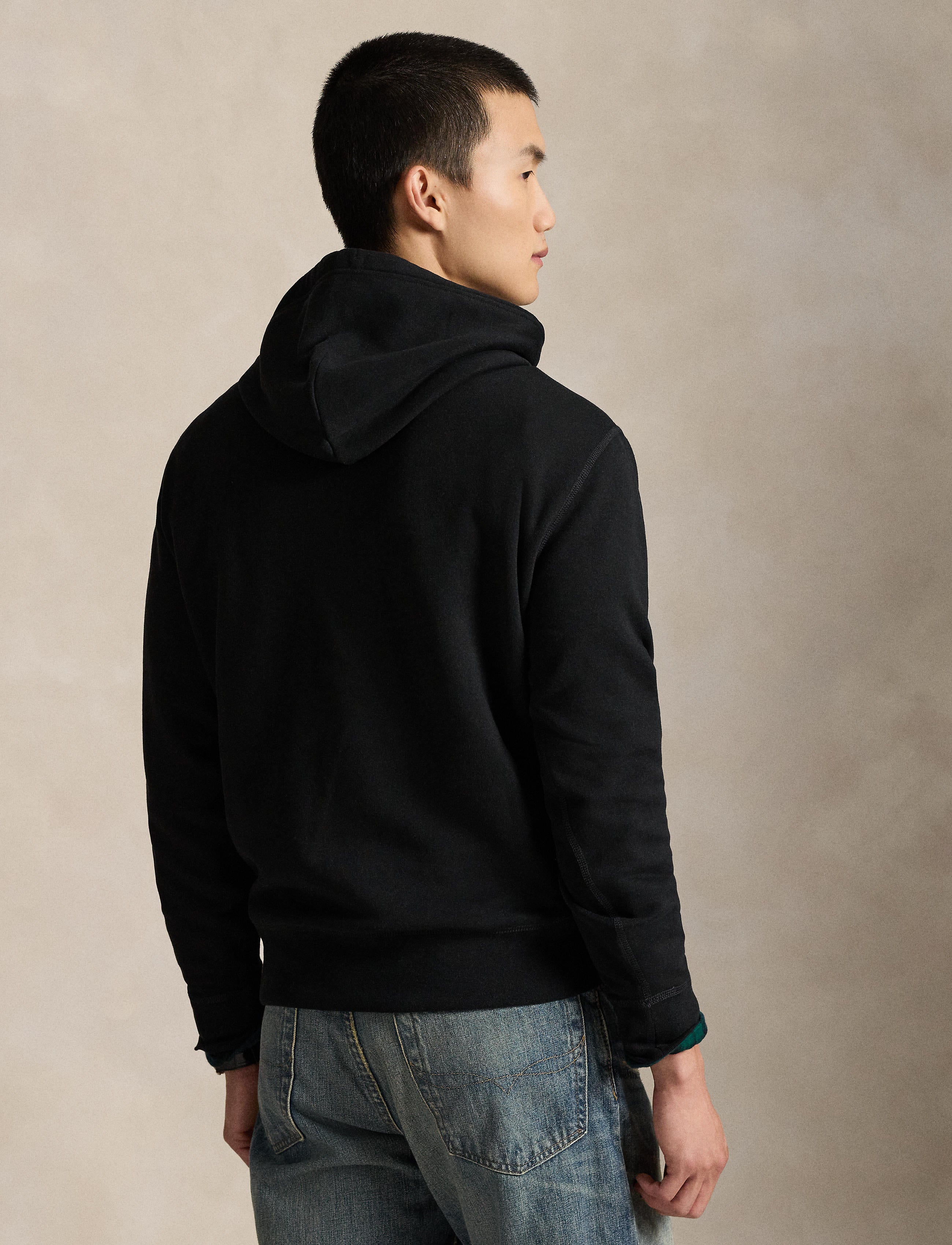 Men's Polo Ralph Lauren The RL Fleece Hoodie Black