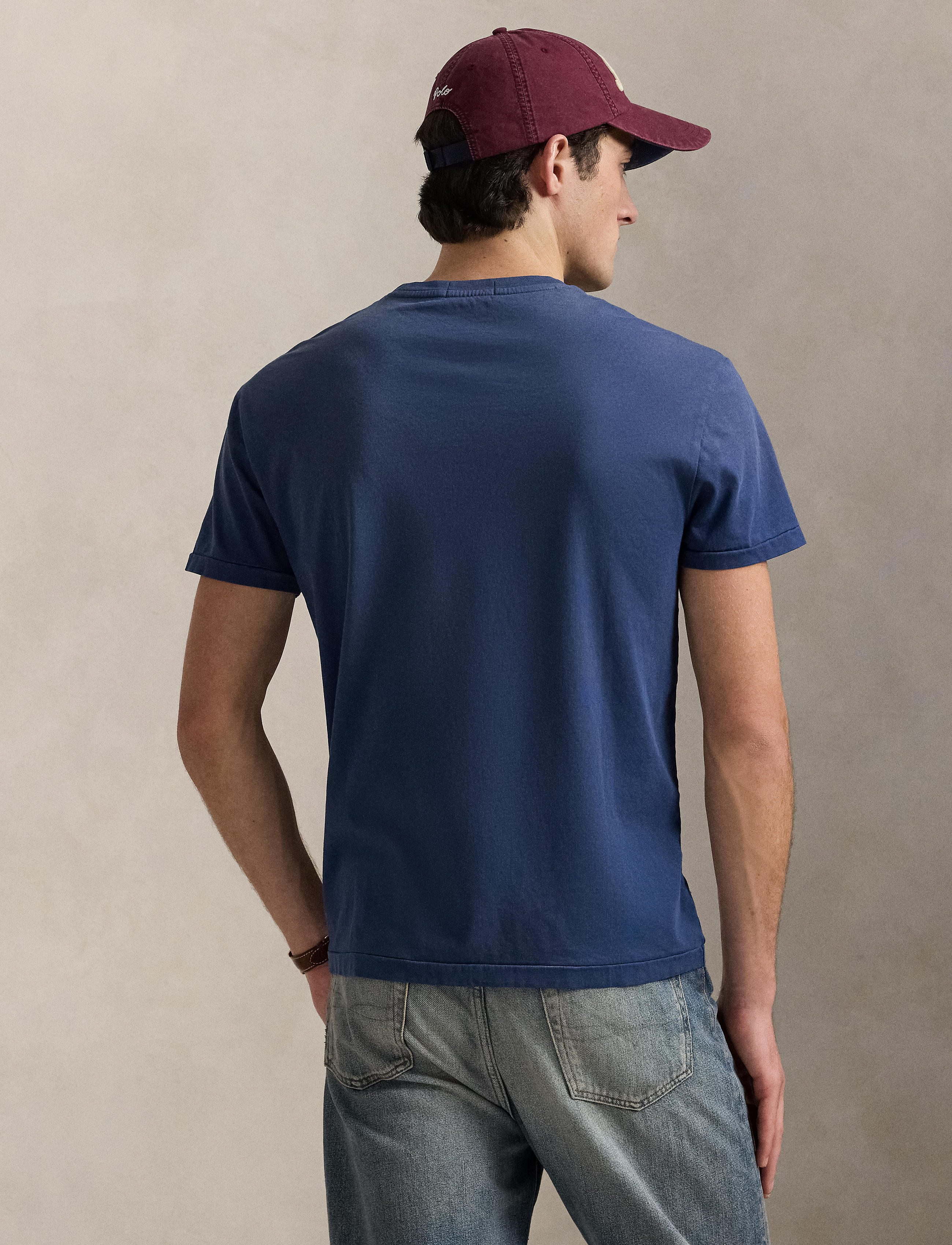 Men's Polo Ralph Lauren Classic Fit Logo Jersey T-Shirt Rustic Navy