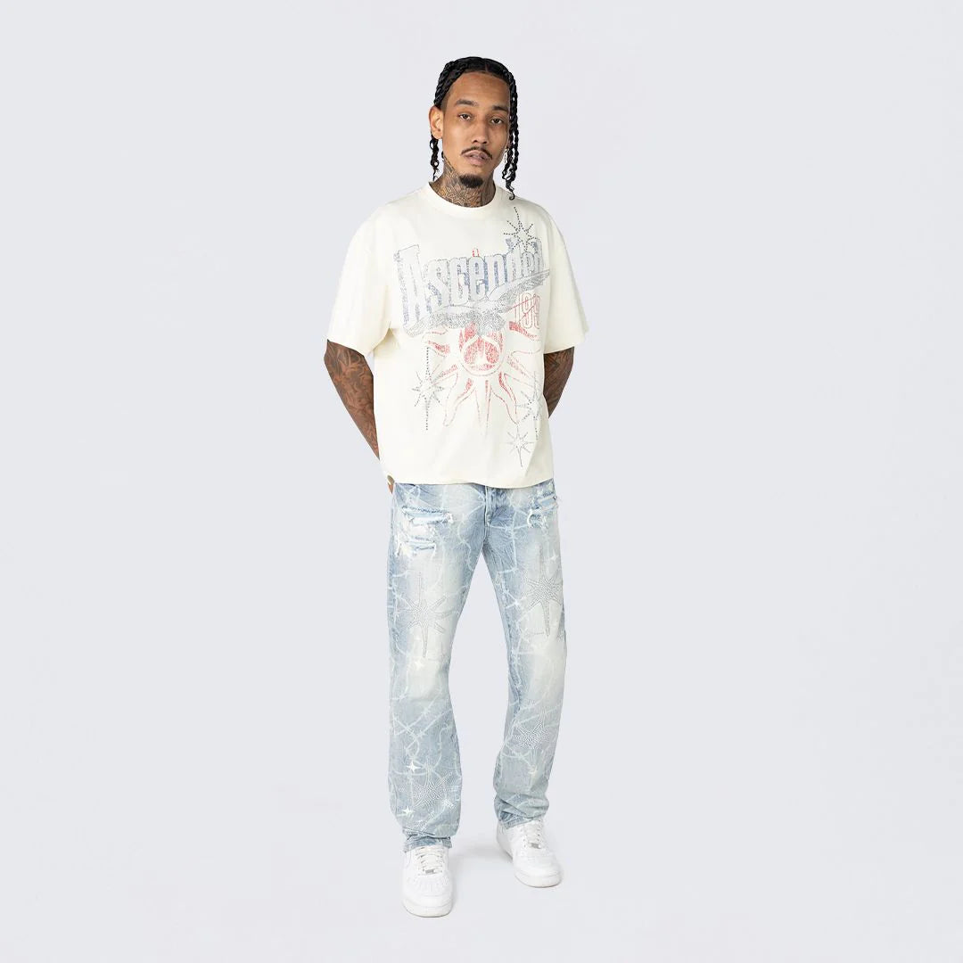 Men's Smoke Rise Long Straight Dystopia Jeans Cobra Blue