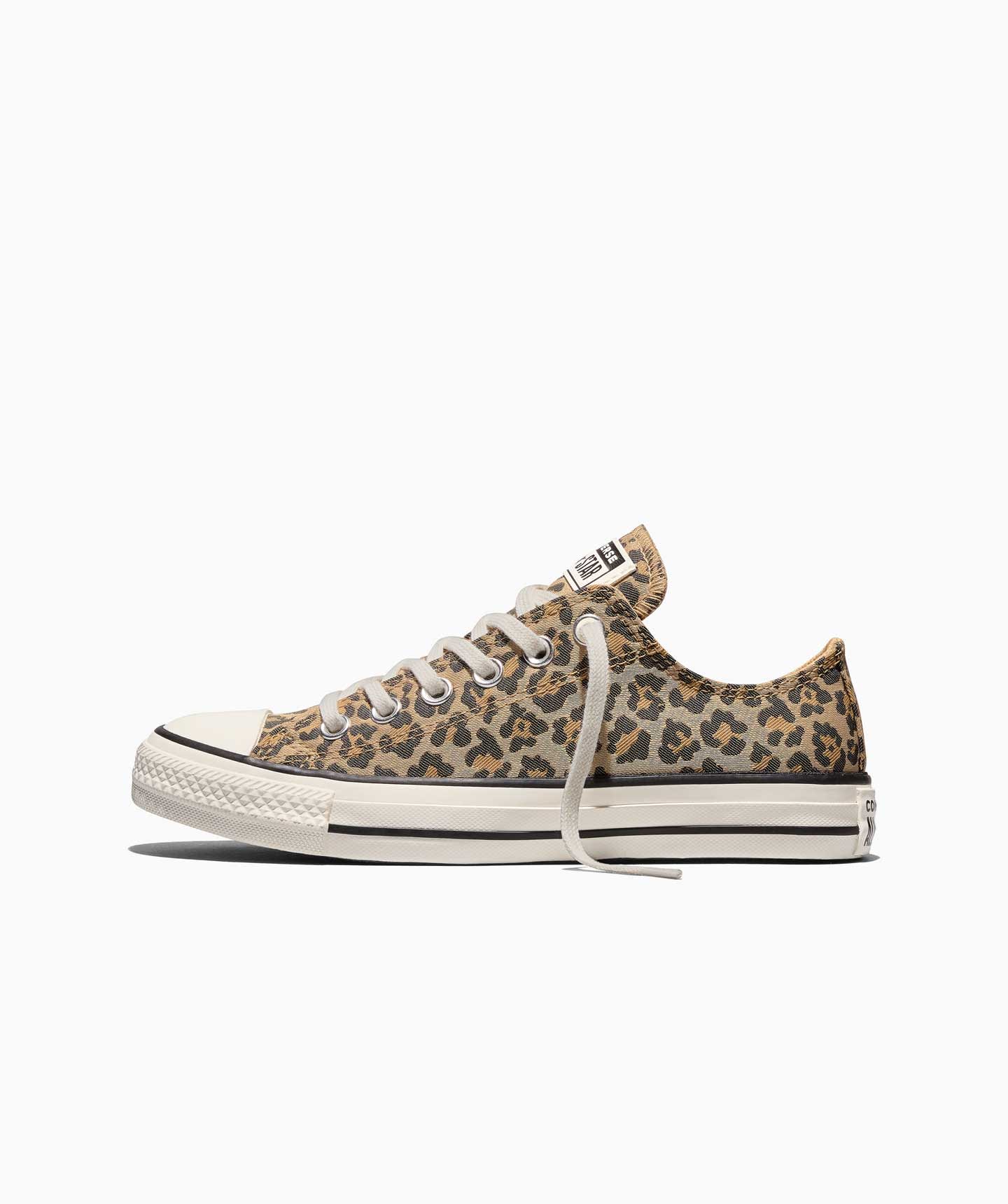 Unisex Converse Chuck Taylor All Star Low Top Shoes Leopard Jacquard