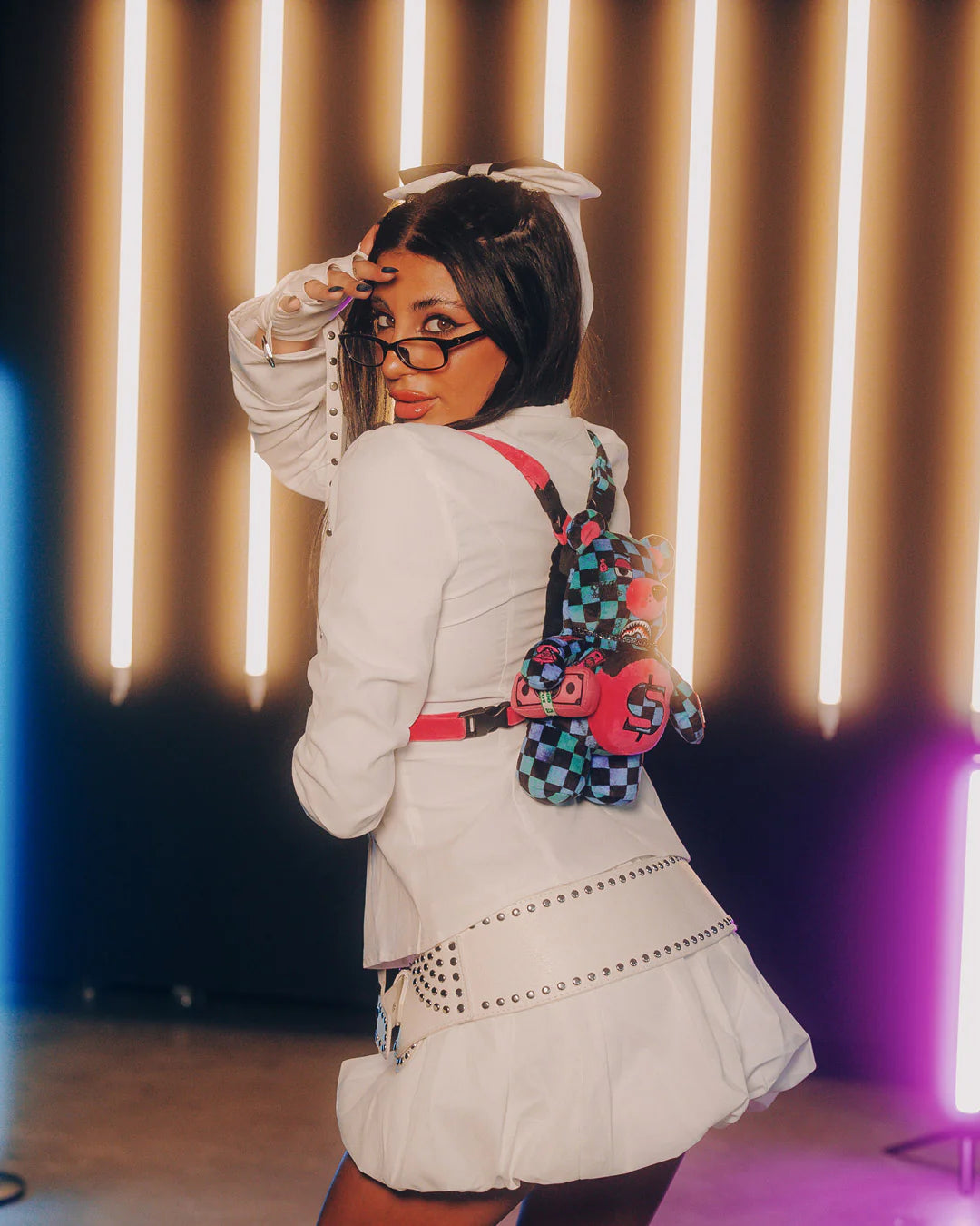 Sprayground Luminous Hypothesis Bear Cub Backpack