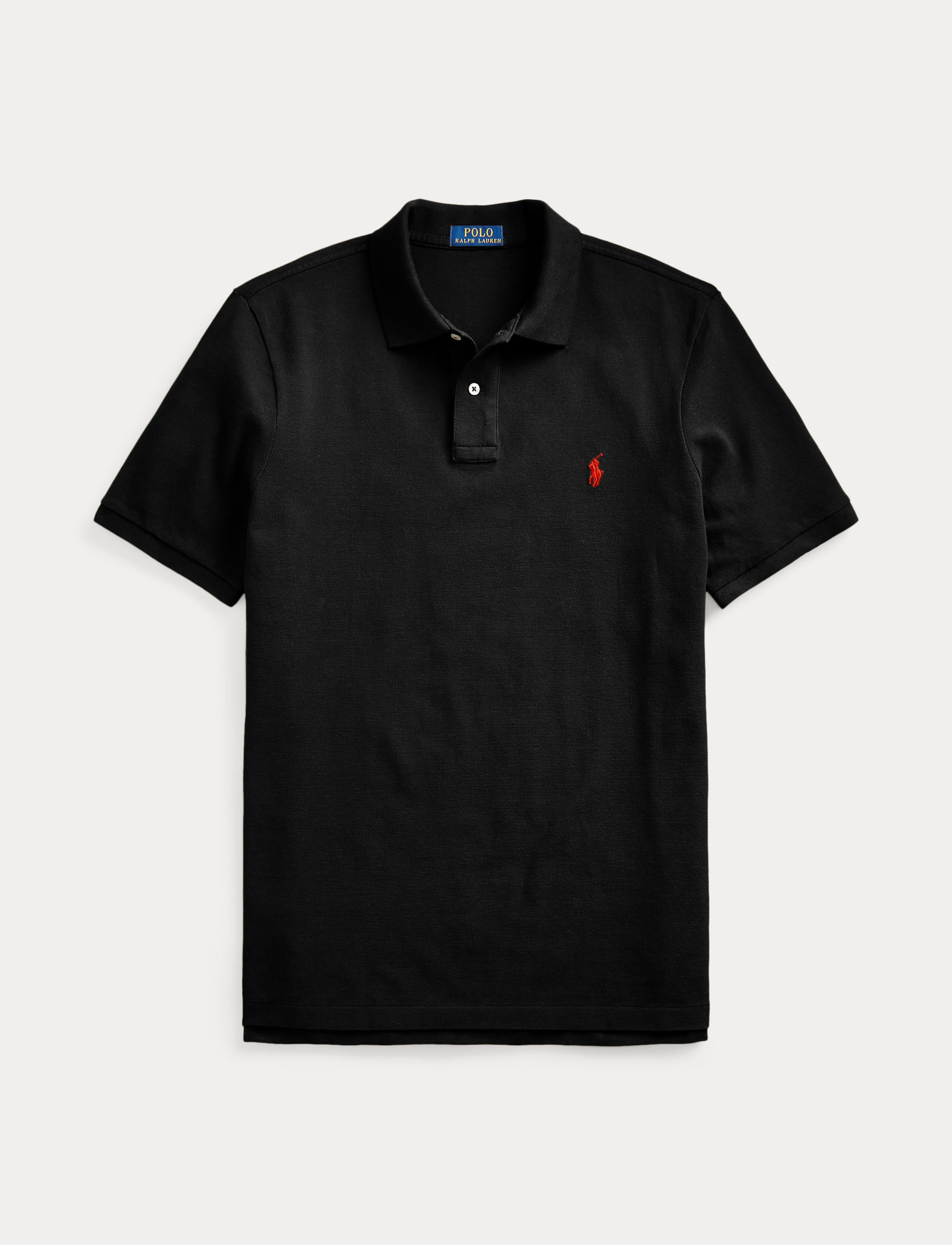 Men's Polo Ralph Lauren Iconic Mesh Polo Shirt Black