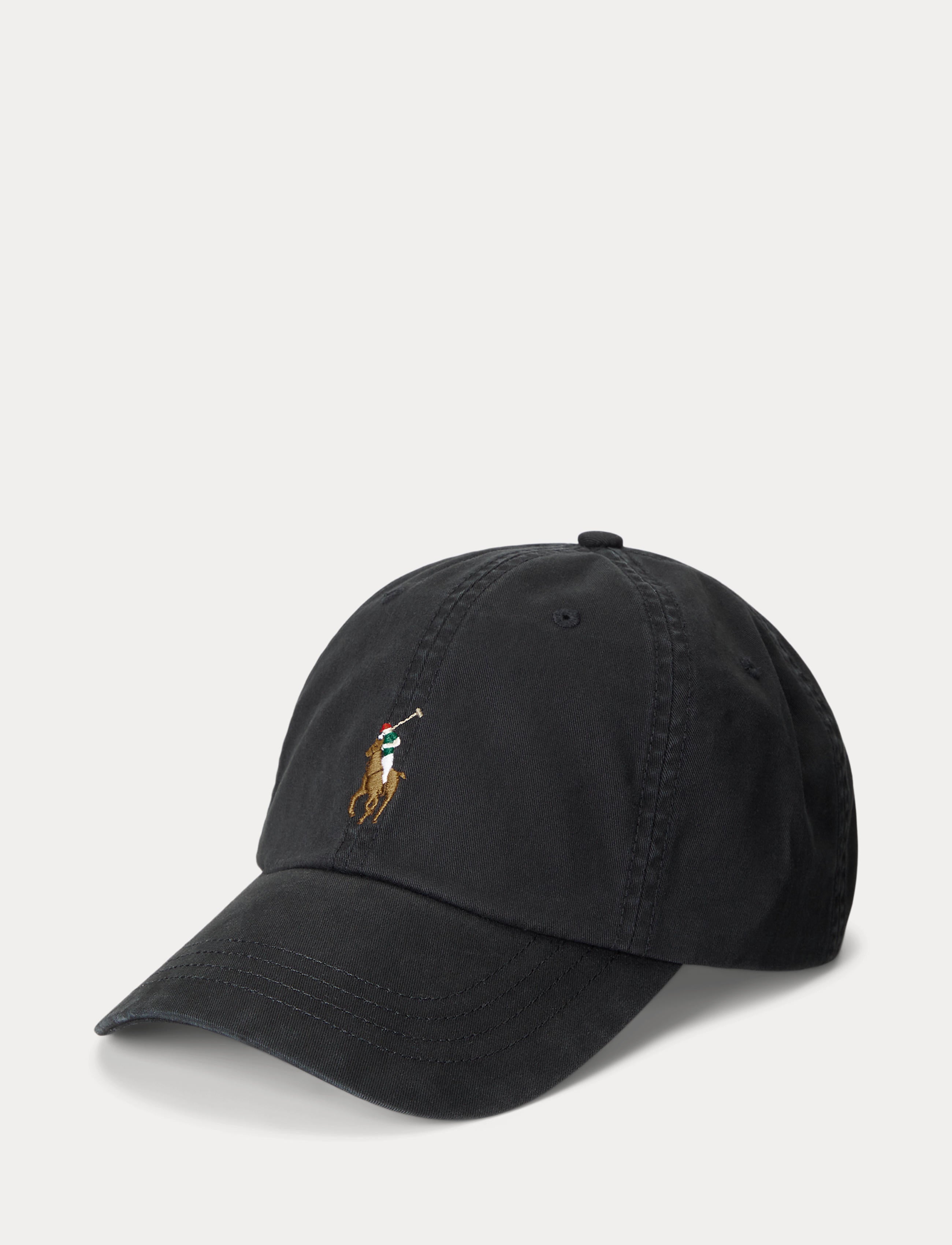 Unisex Polo Ralph Lauren Cotton Twill Ball Cap Black