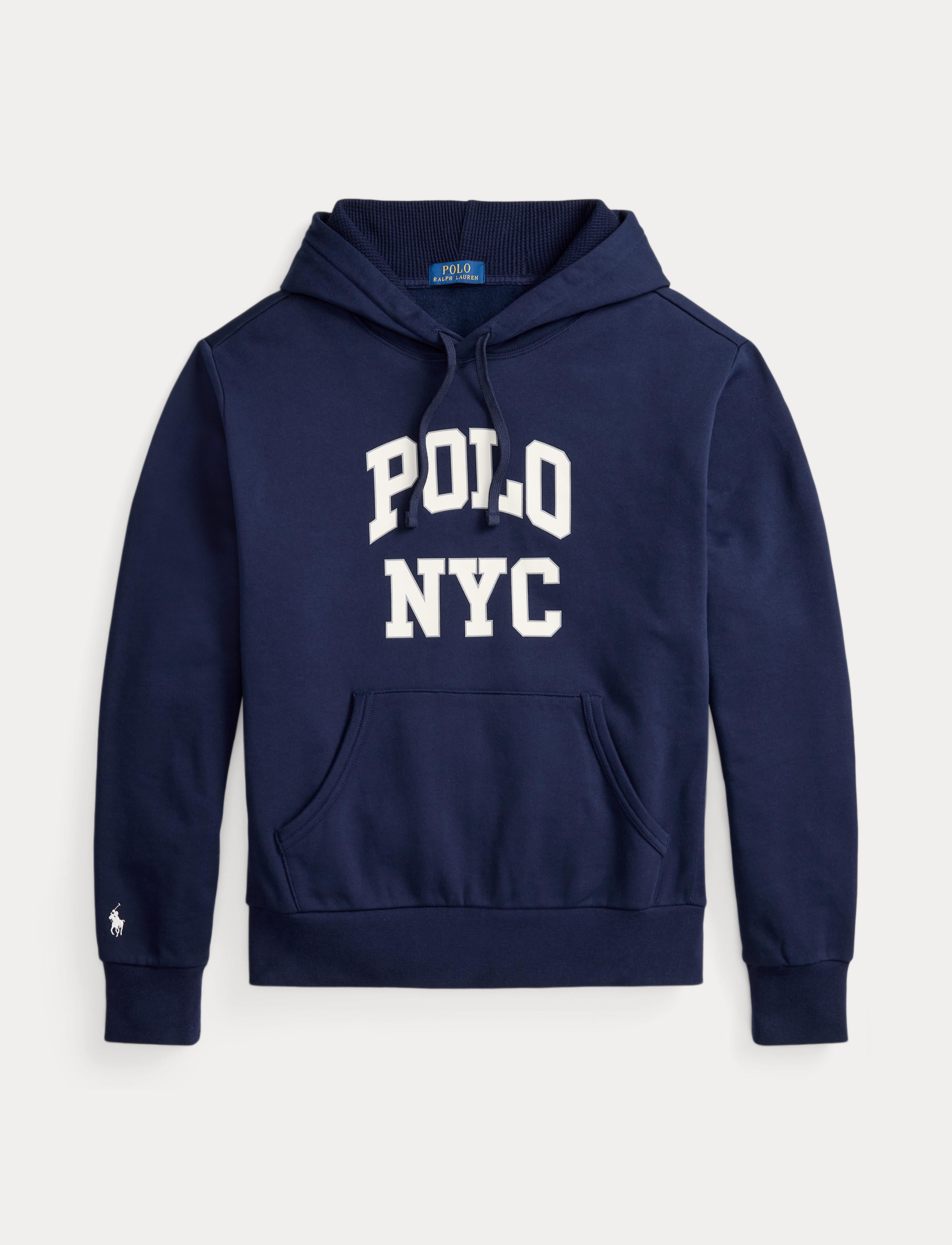 Men's Polo Ralph Lauren Fleece Graphic NYC Hoodie Cruise Navy