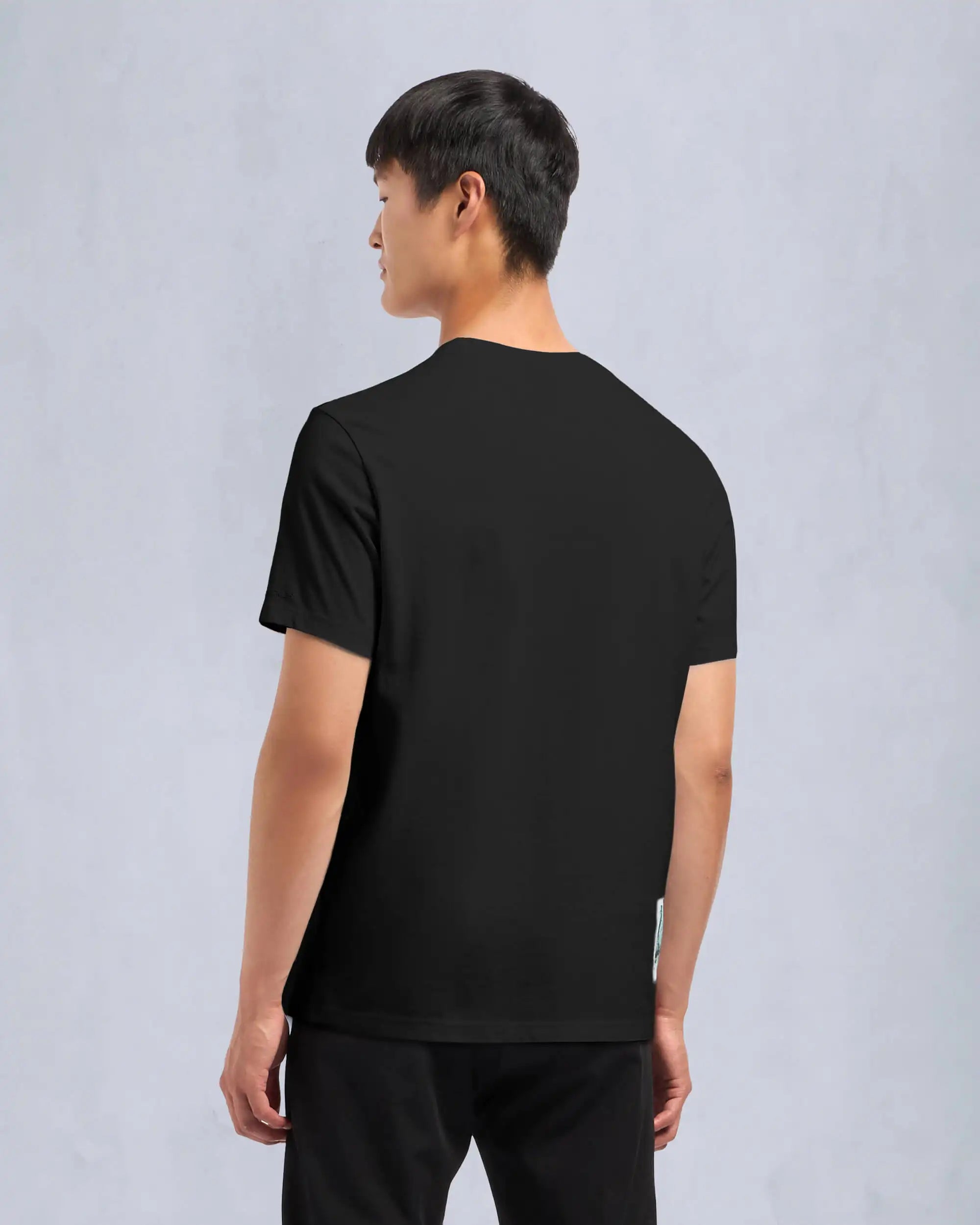 Men's Moose Knuckles Igneous Cotton Tee Black