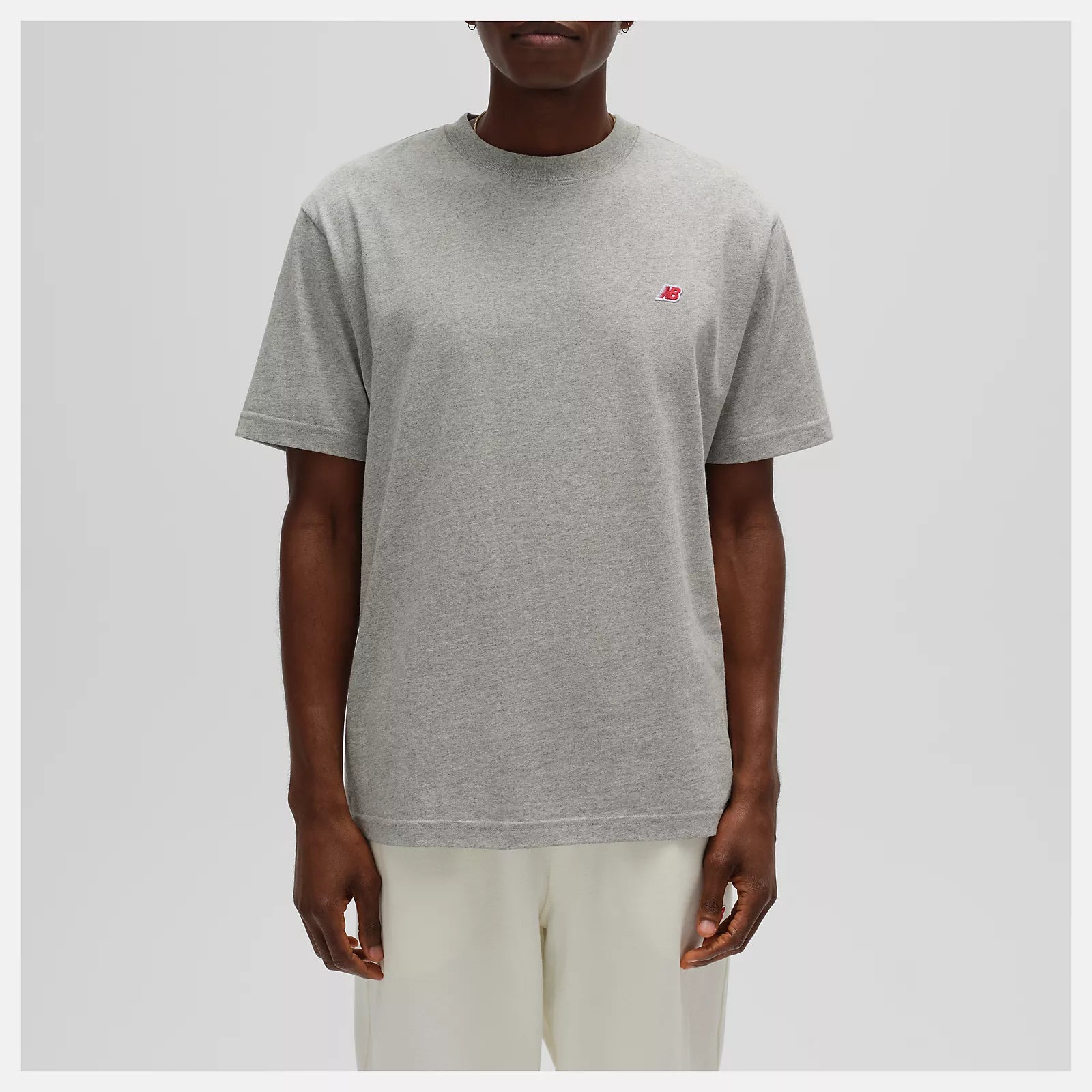 Men's New Balance Made in USA Core T-Shirt Athletic Grey