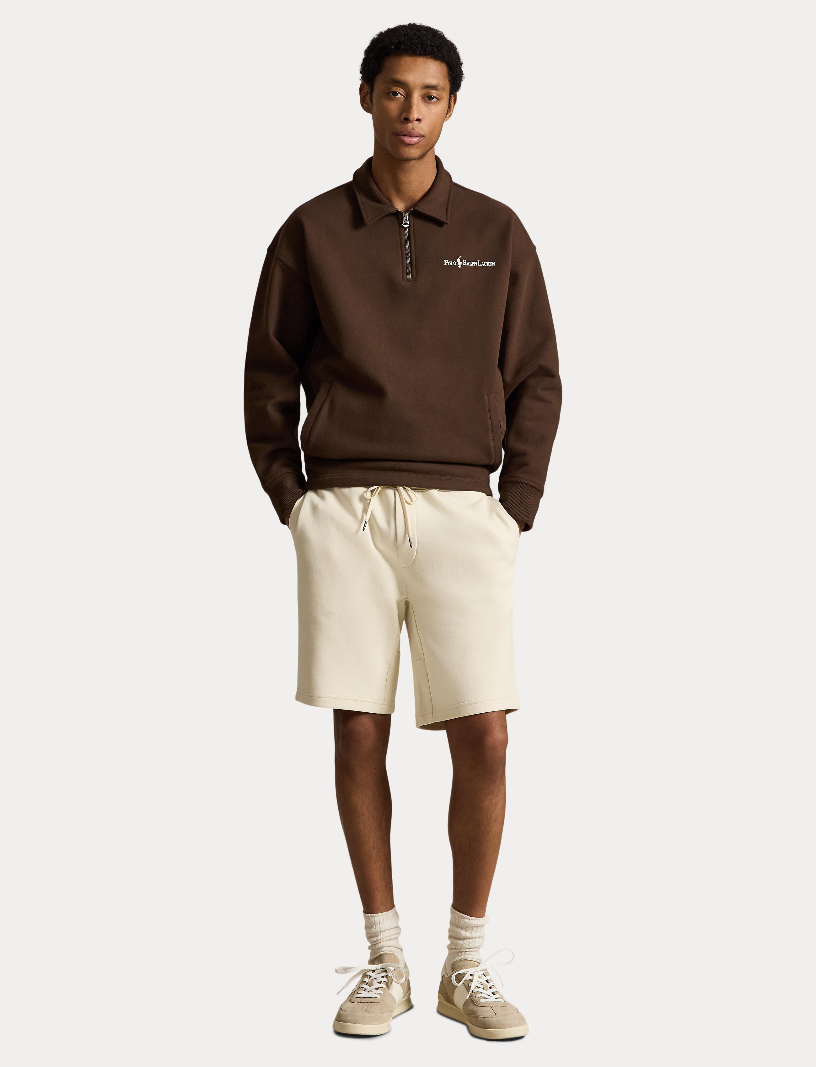 Men's Polo Ralph Lauren 9-Inch Double-Knit Short Guide Cream