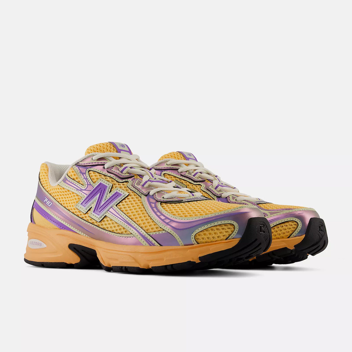 Men's New Balance 740 Shoes Gumdrop with Violet Crush